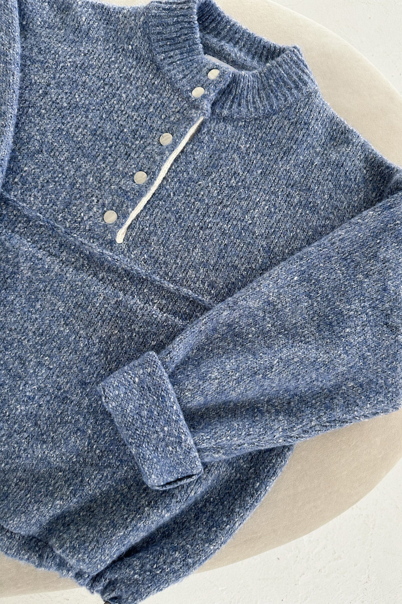 Miller Two Tone Snap Collar Sweater - Image 7