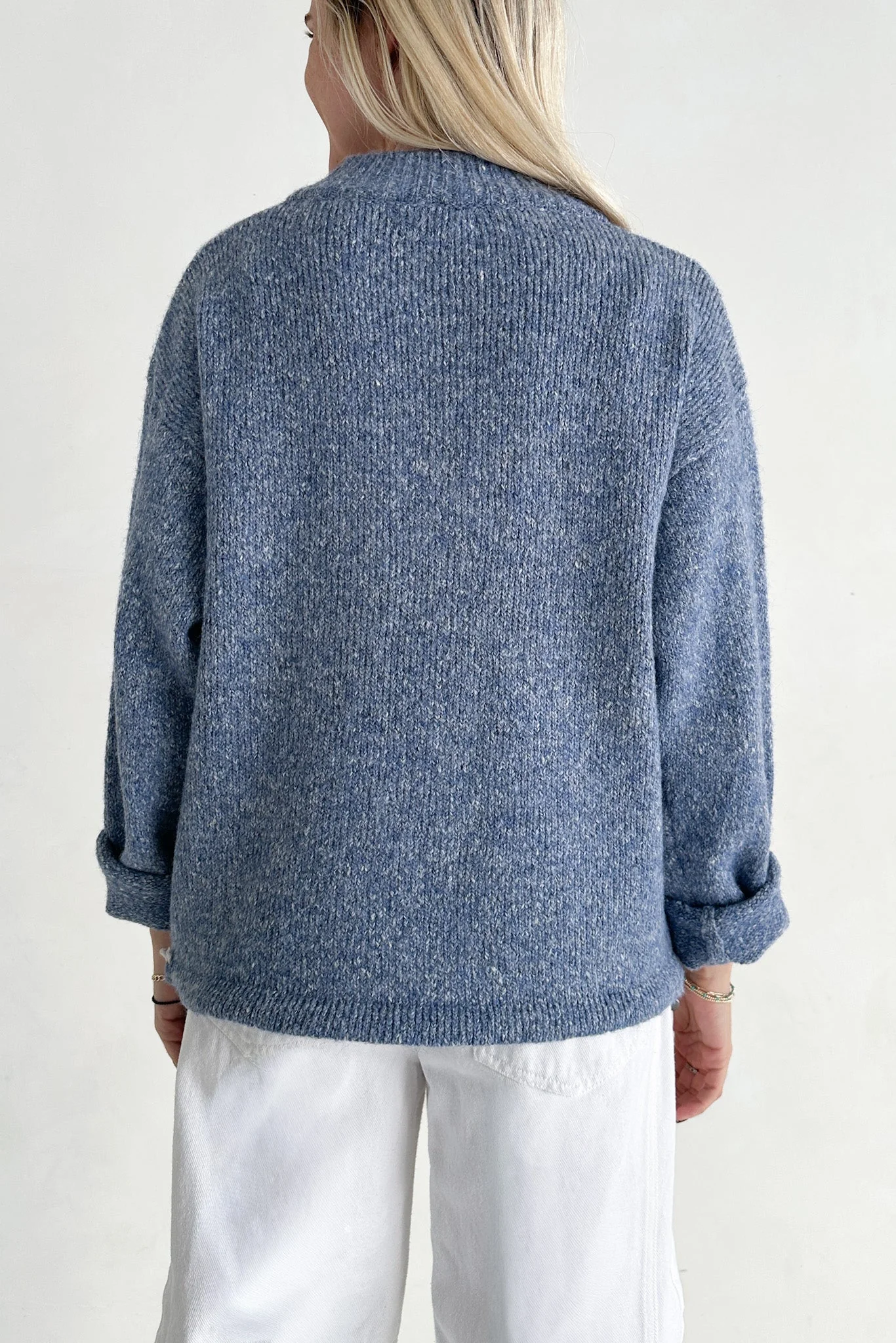 Miller Two Tone Snap Collar Sweater - Image 8