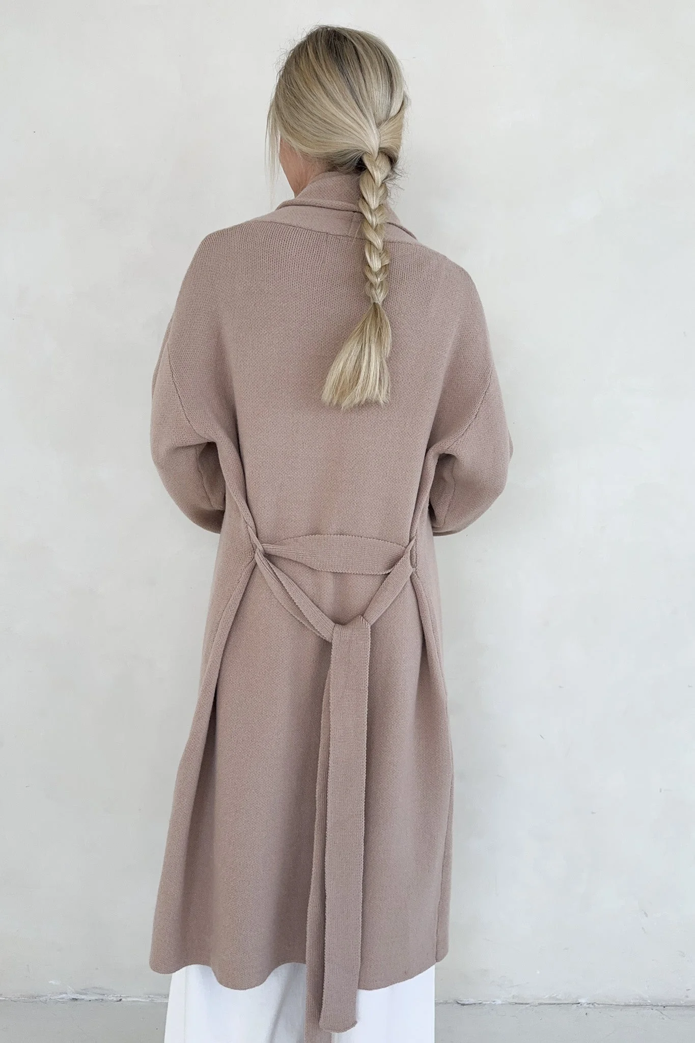 Millie Long Knit Sweater Coat - Image 5