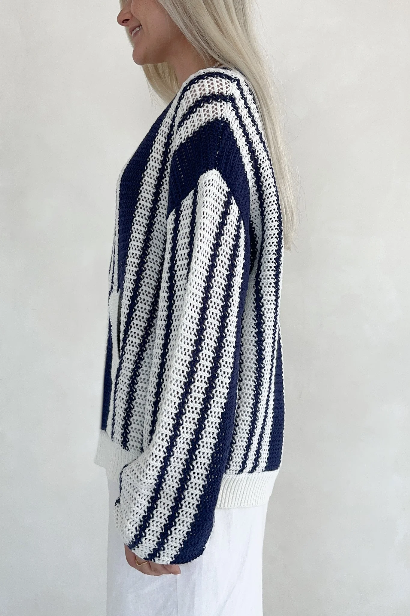 Mission Beach Striped Pattern Sweater - Image 8