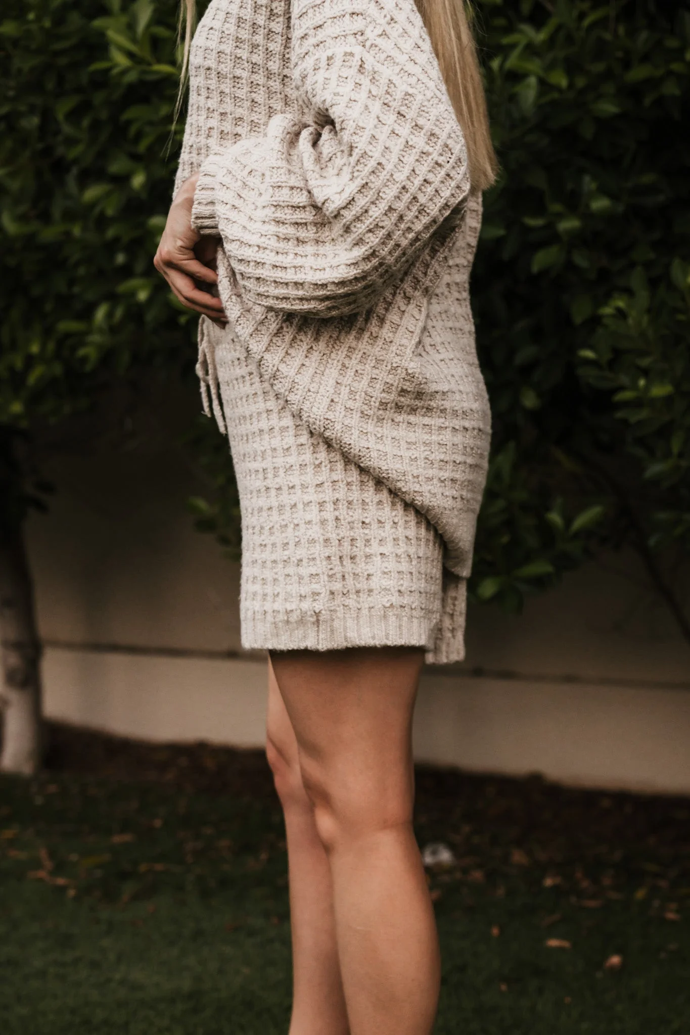 Northern Waffle Knit Drawstring Shorts - Image 3
