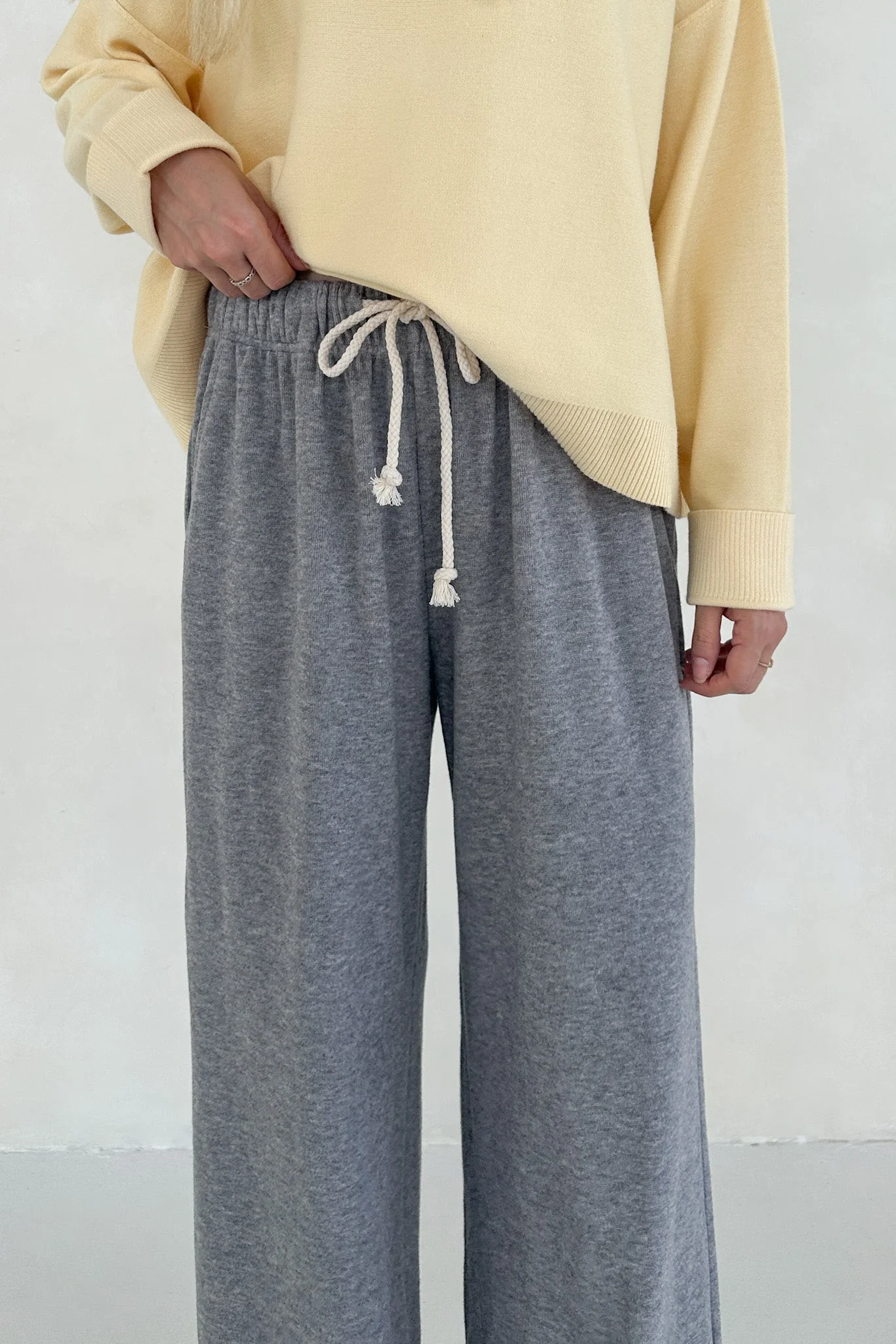 On the Move Drawstring Pants in Heather Grey - Image 6