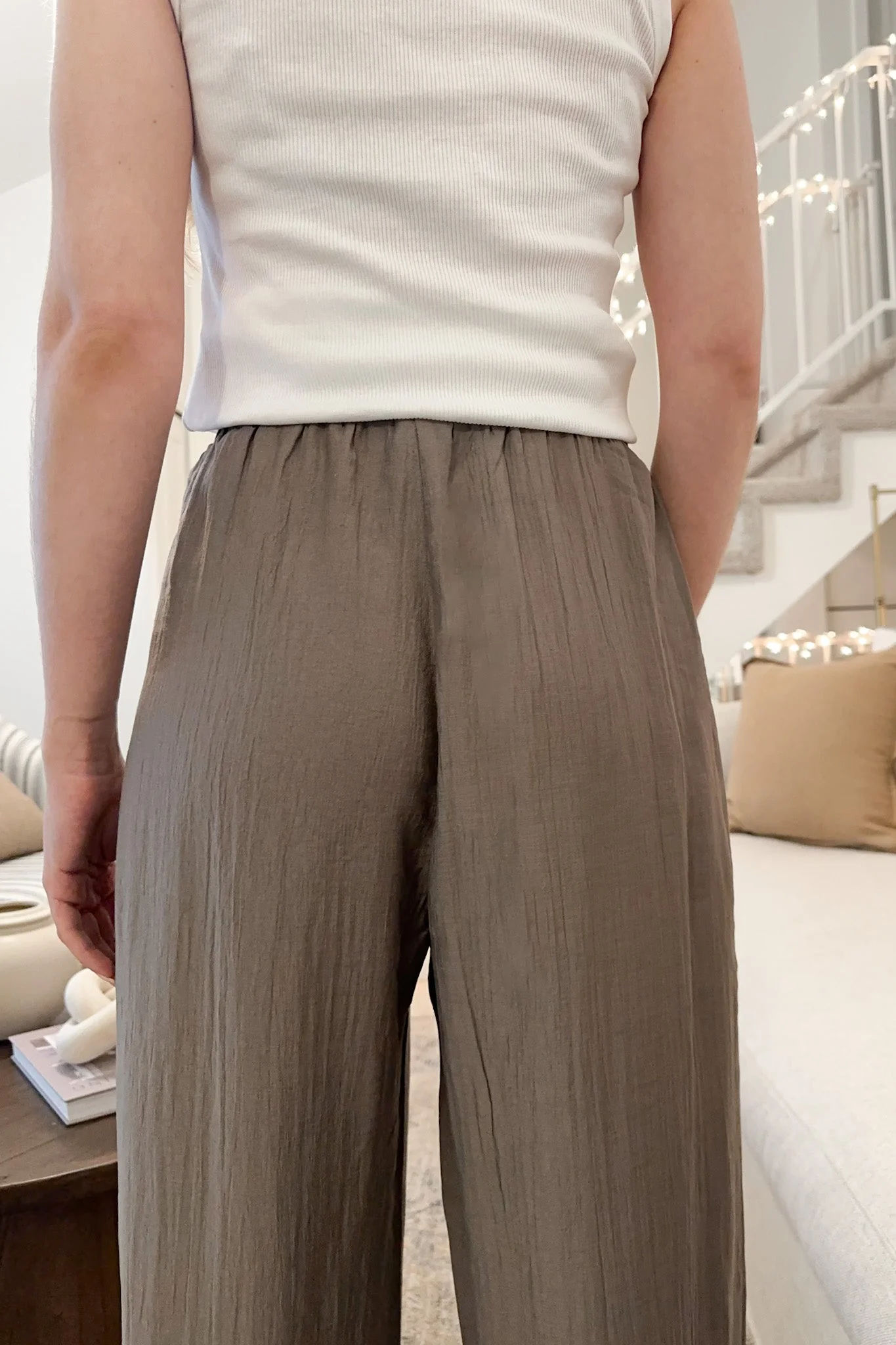Palisades Textured Straight Leg Pants - Image 5