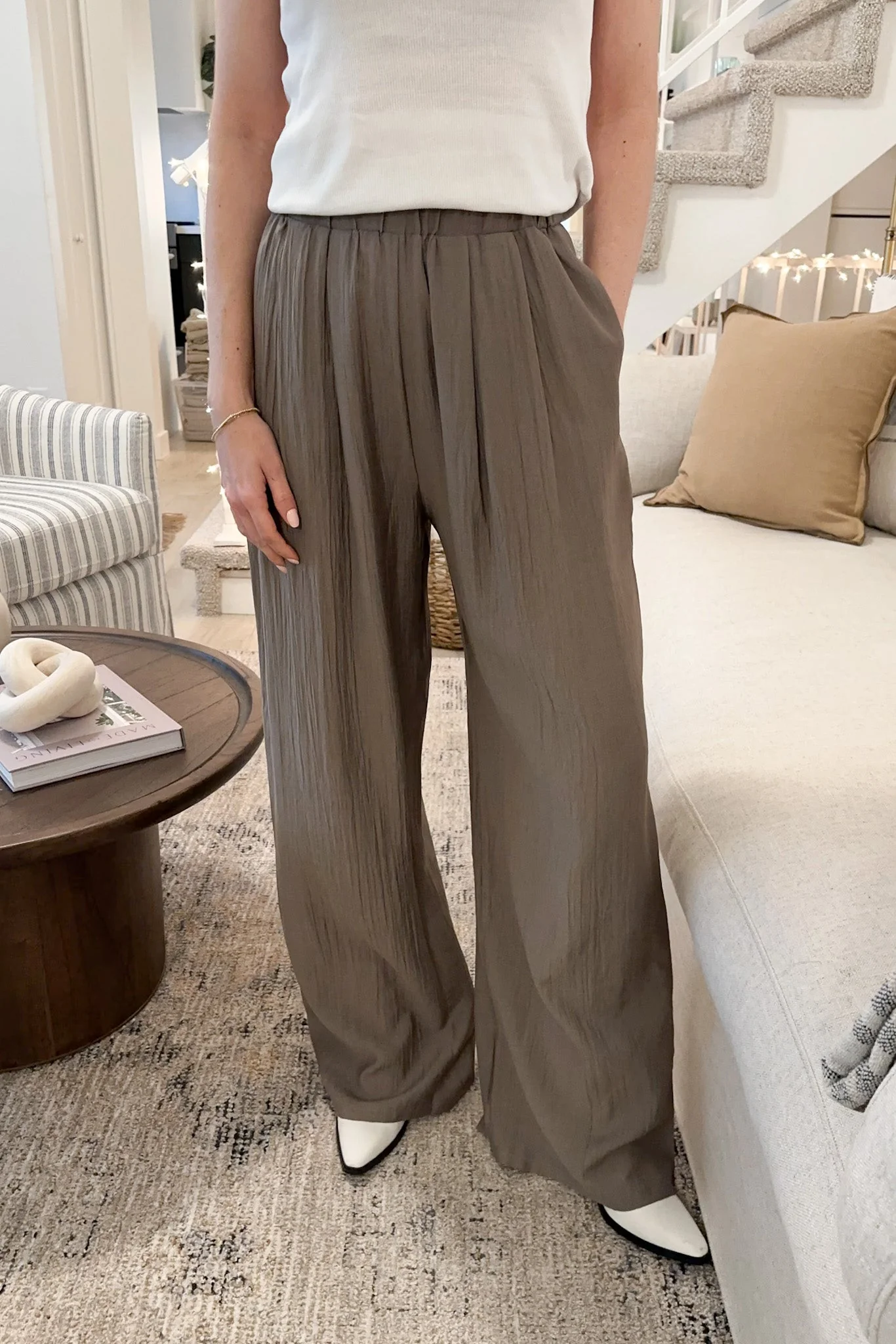 Palisades Textured Straight Leg Pants - Image 6