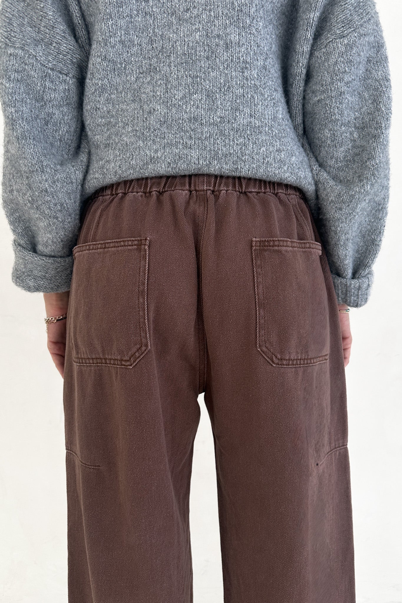 Parker Cotton Drawstring Barrel Pants - Image 6