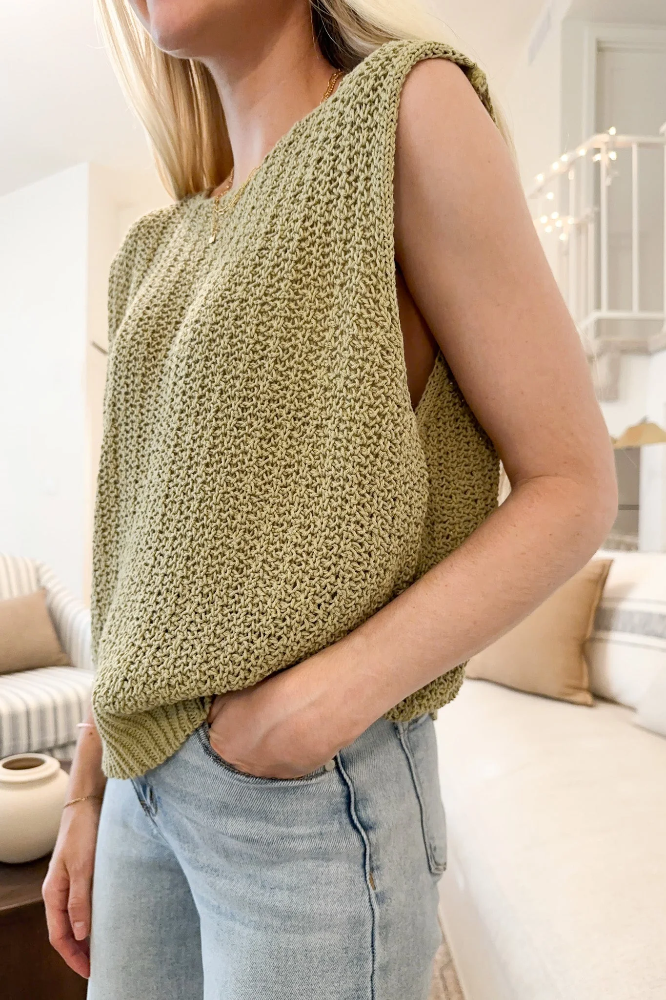 Piper Knit Vest Top - Image 4