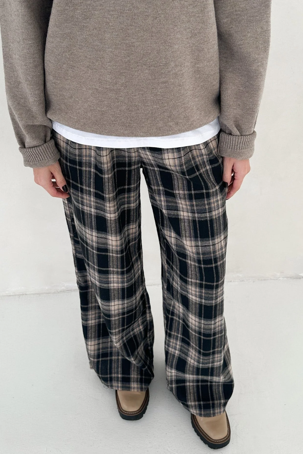 Aspen Pajama Style Pants in Black
