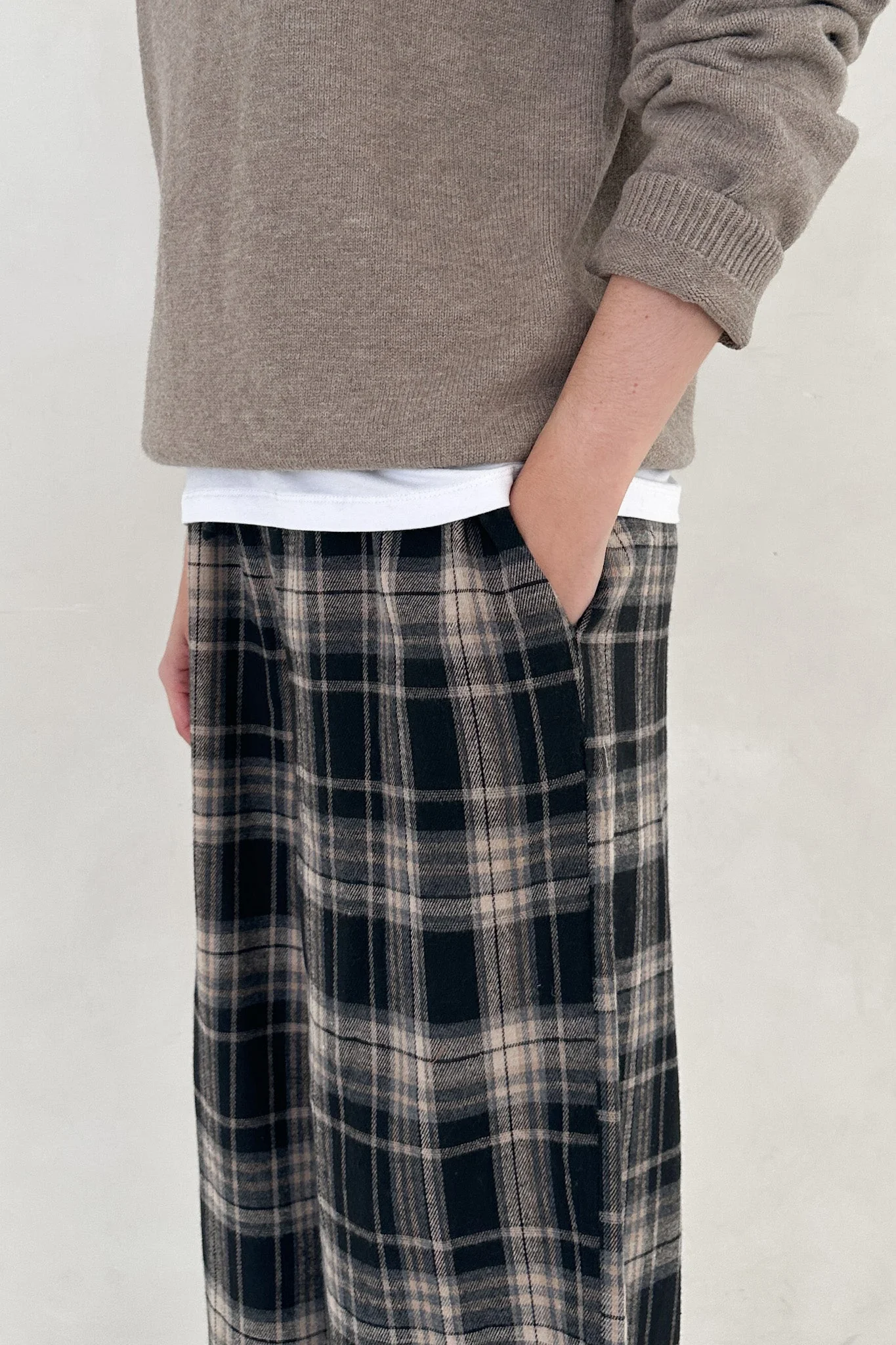 Aspen Pajama Style Pants in Black - Image 5