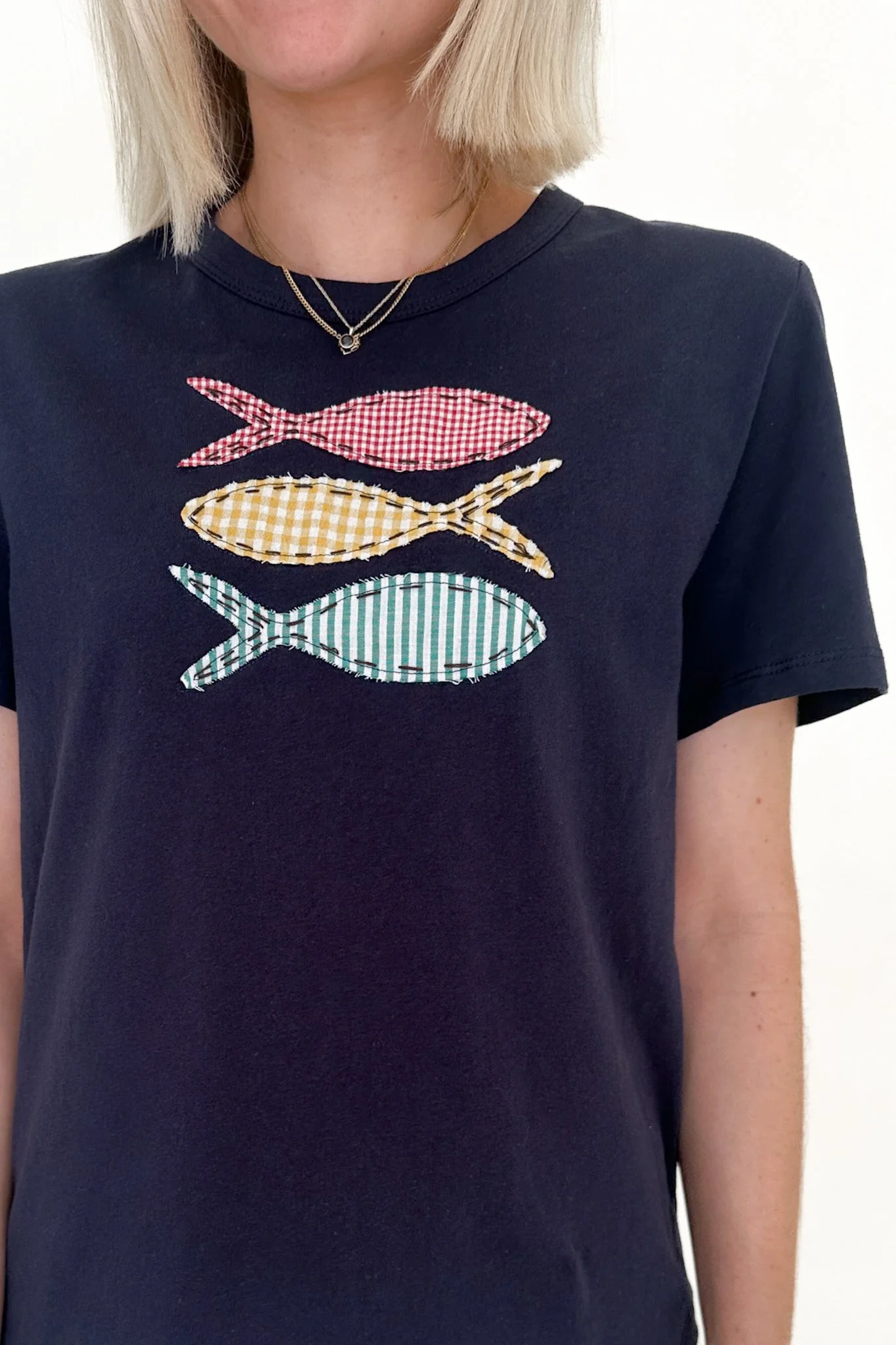 Play Koi Fish Patch Cotton Tee - Image 2