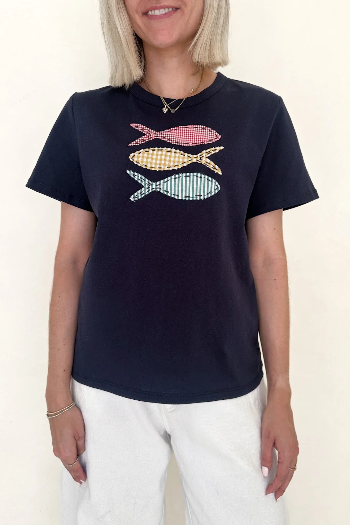 Play Koi Fish Patch Cotton Tee - Image 4