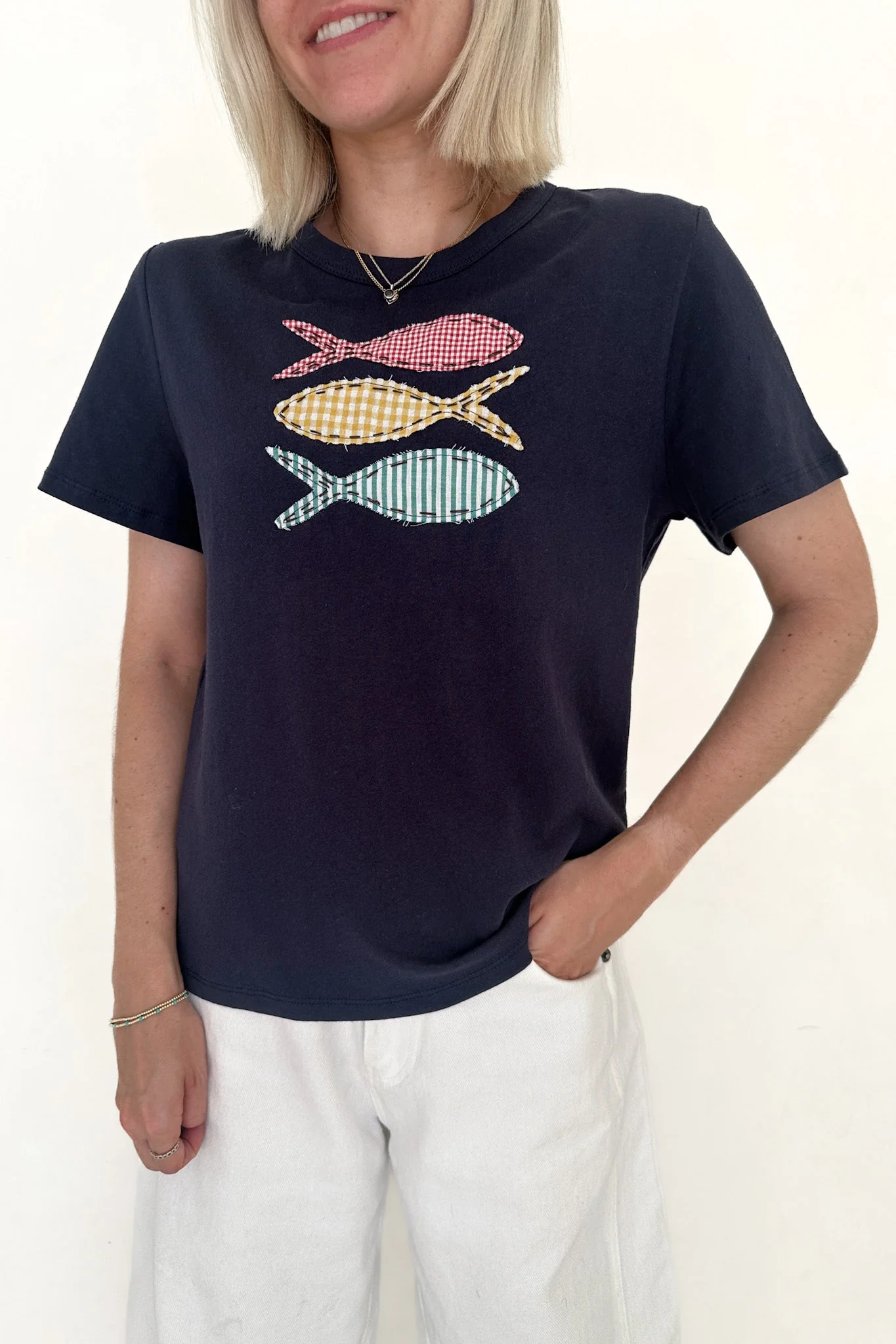 Play Koi Fish Patch Cotton Tee - Image 5