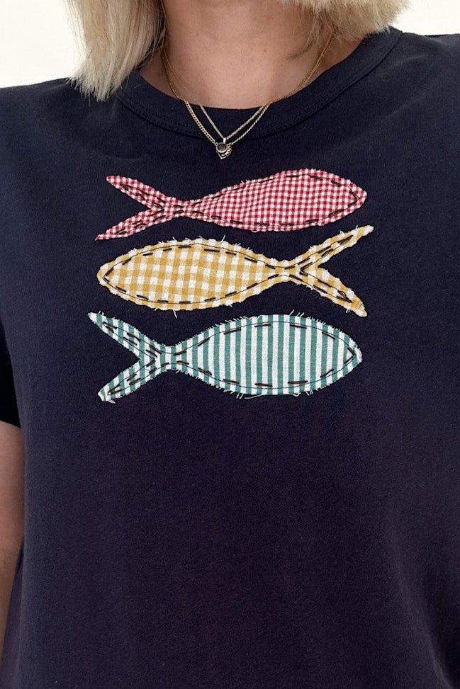 Play Koi Fish Patch Cotton Tee - Image 6
