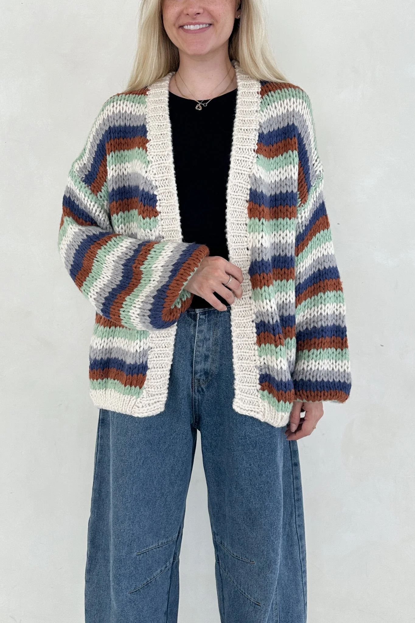 Polly Chunky Knit Cardigan - Image 5