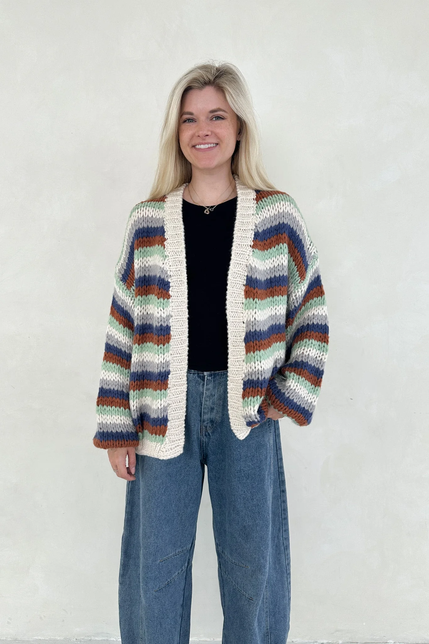 Polly Chunky Knit Cardigan - Image 6