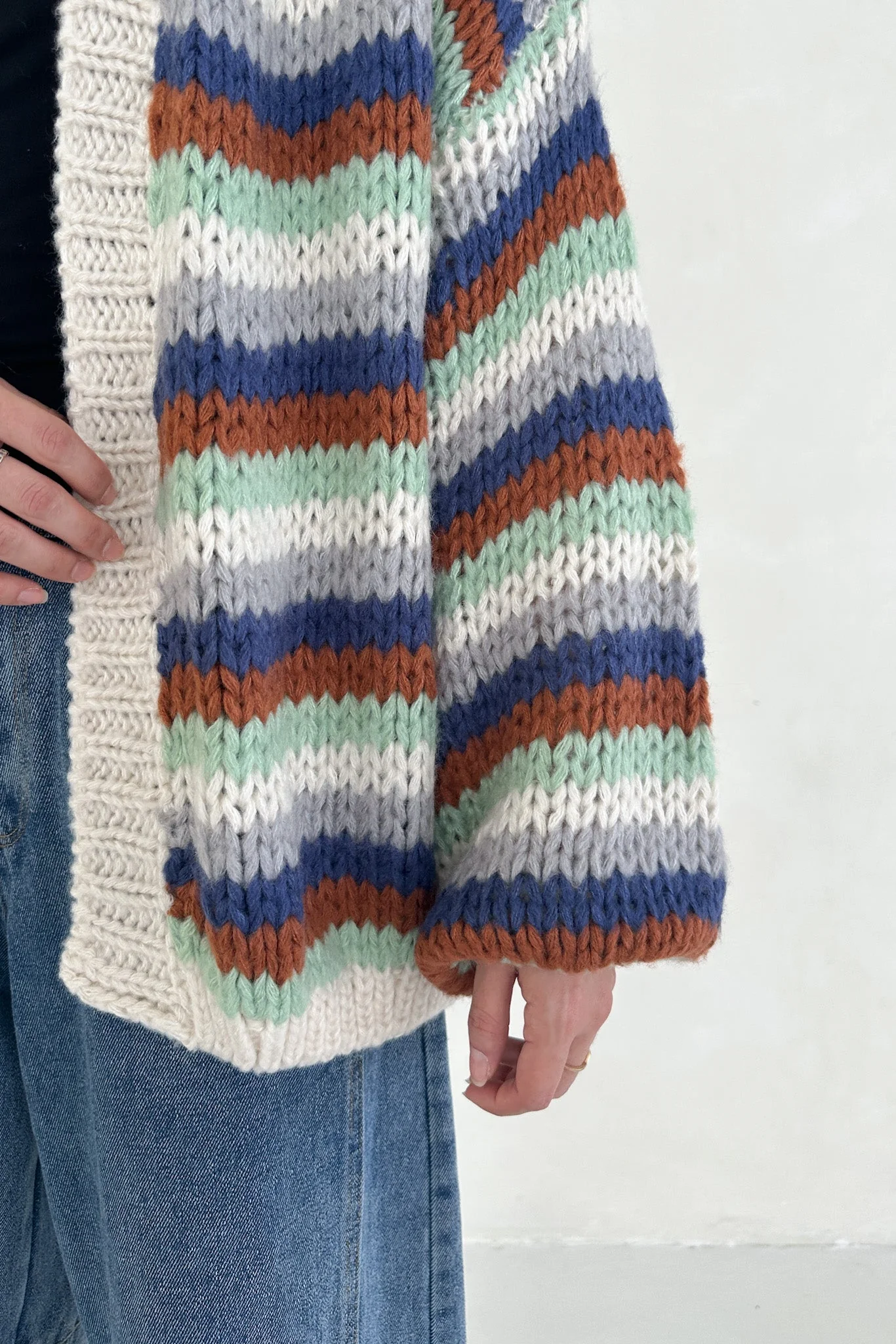 Polly Chunky Knit Cardigan - Image 7
