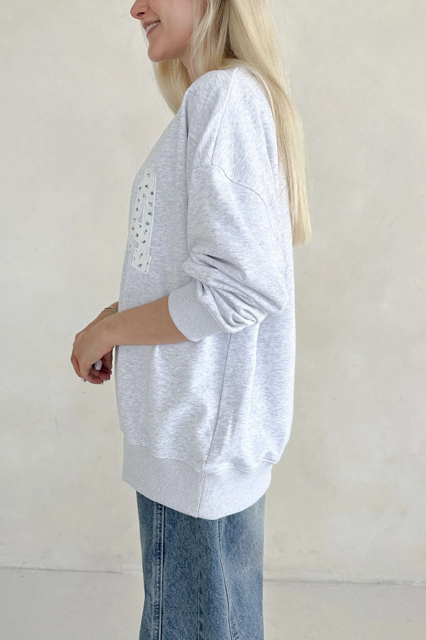 Red, White & Bloom USA Embroidered Sweatshirt - Image 6