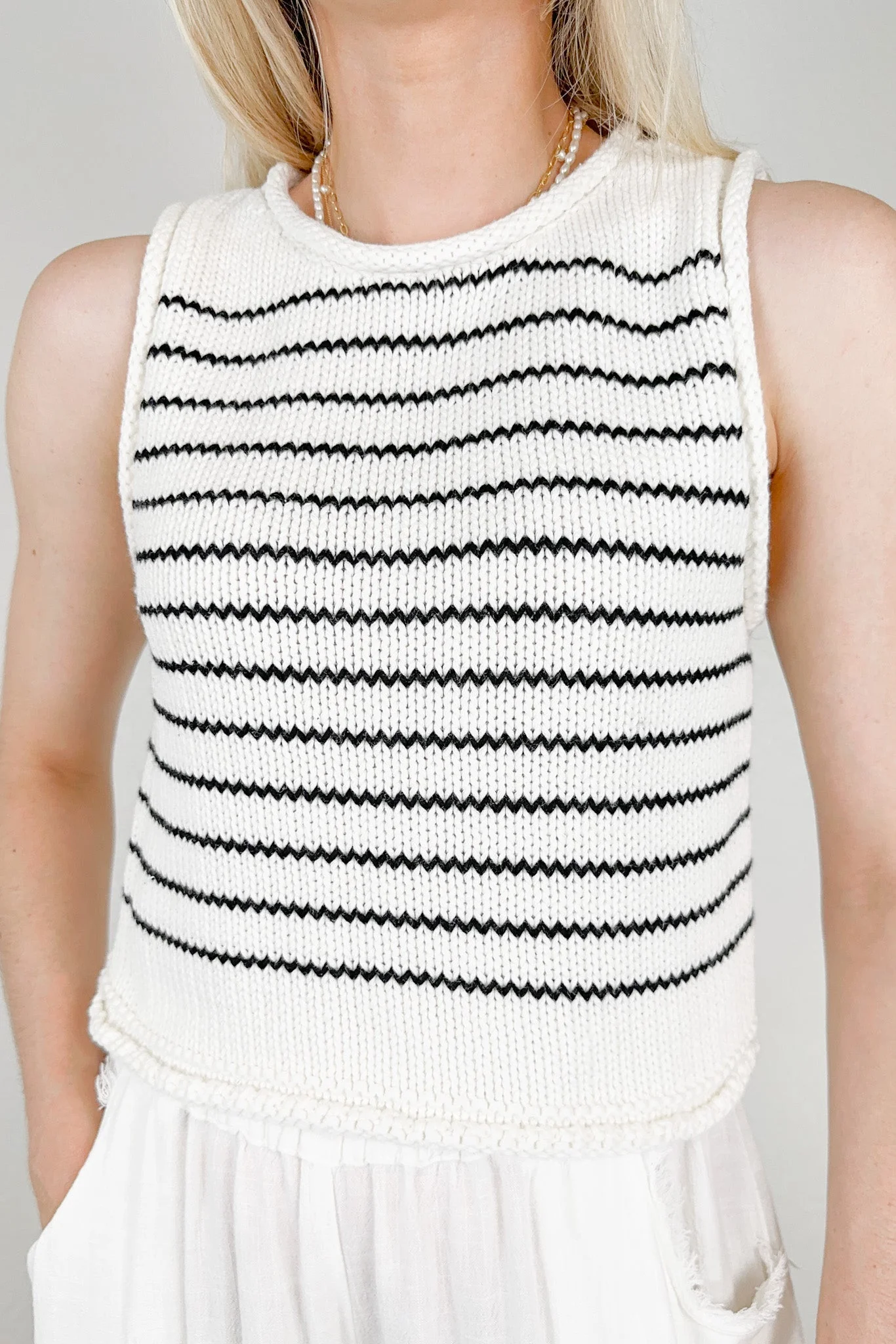 Reese Striped Knit Top - Image 3