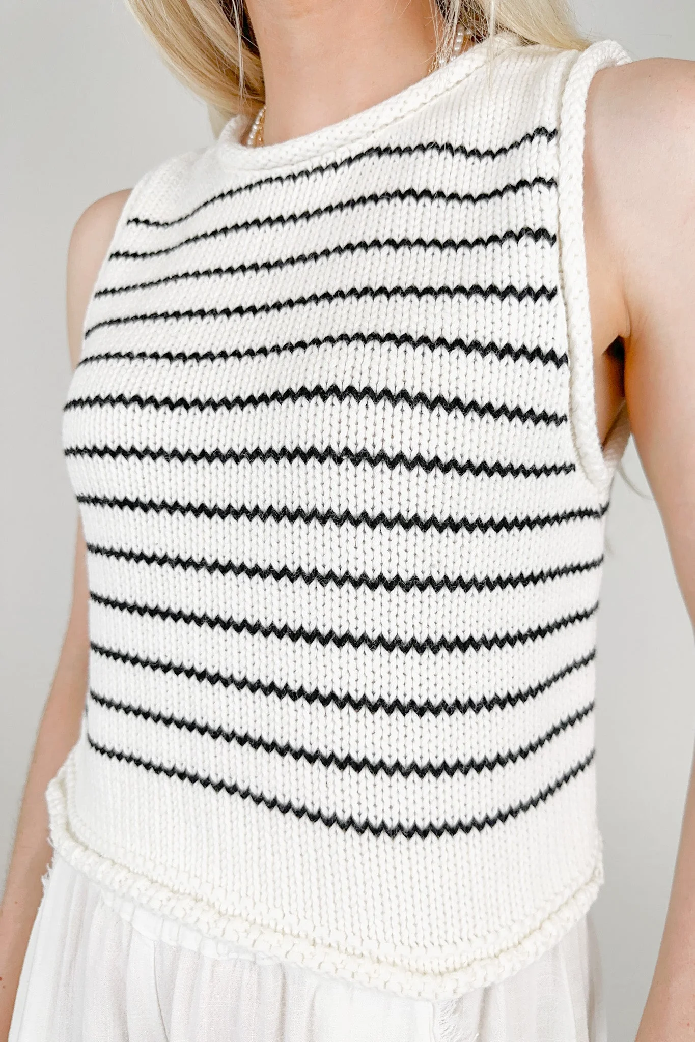 Reese Striped Knit Top - Image 4