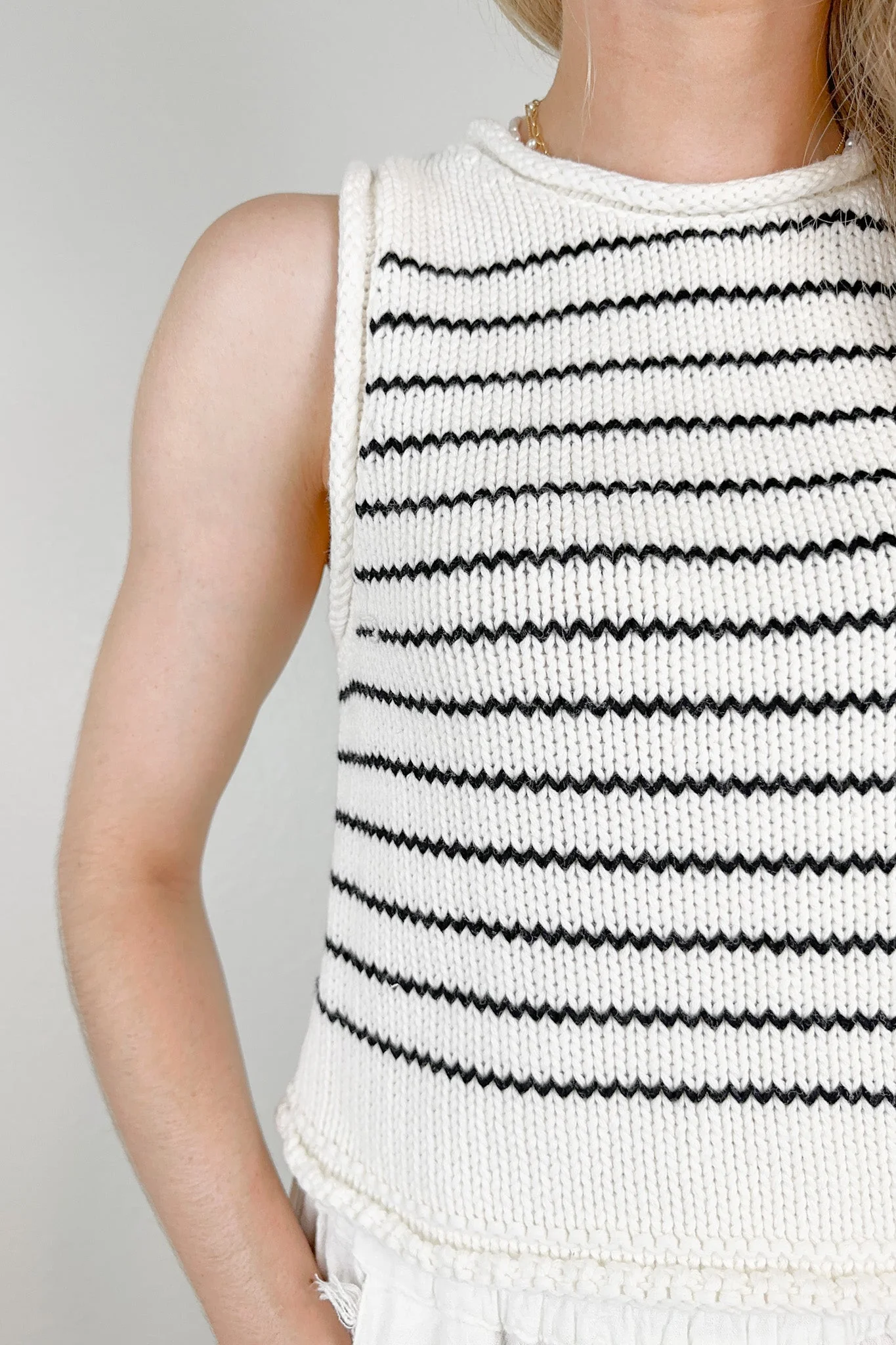 Reese Striped Knit Top - Image 6
