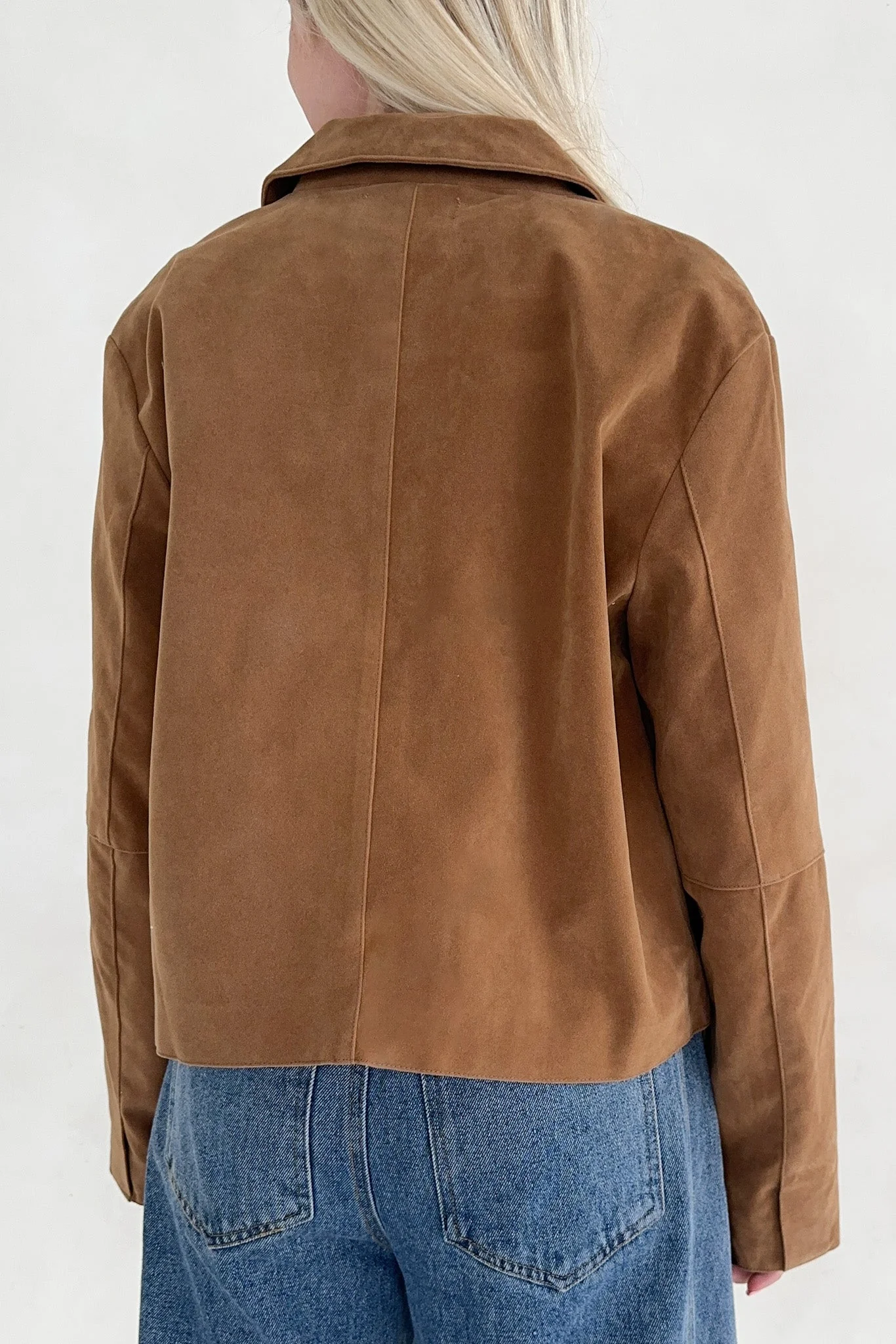 Rory Vegan Suede Jacket - Image 5
