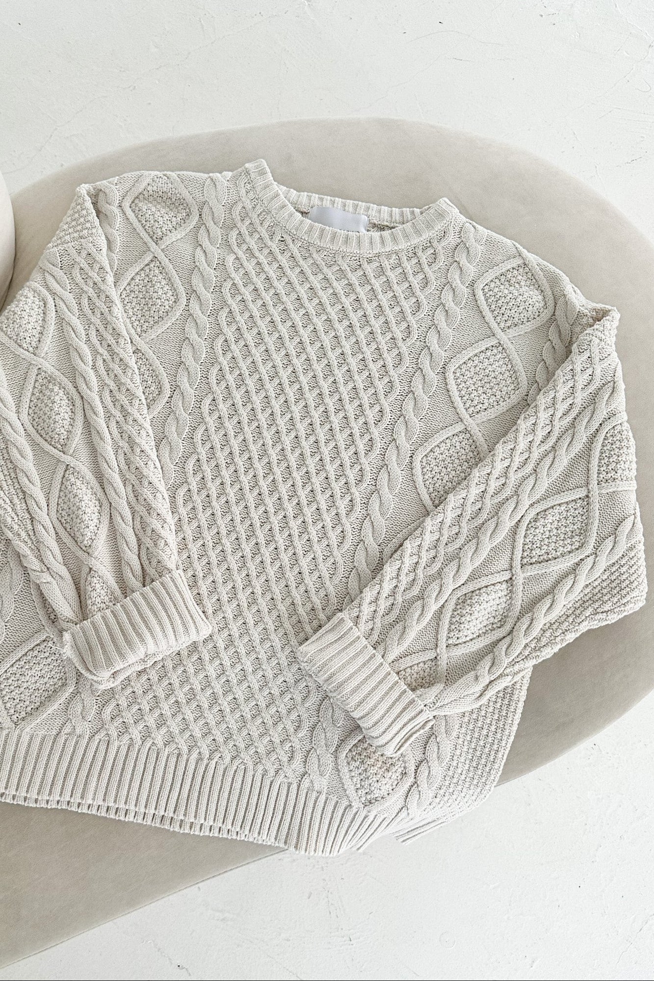 Rowan Cable Knit Sweater - Image 3