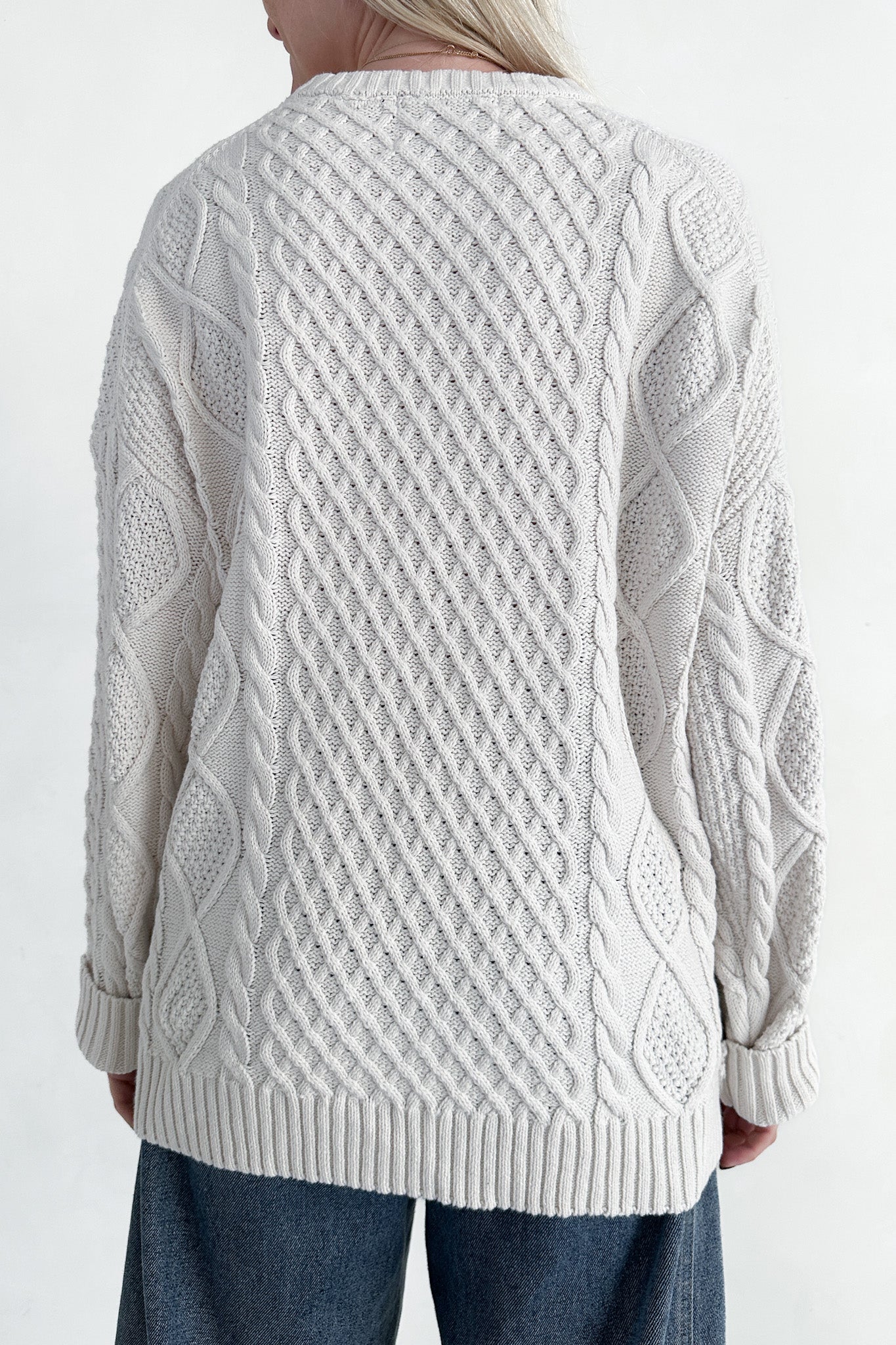 Rowan Cable Knit Sweater - Image 5