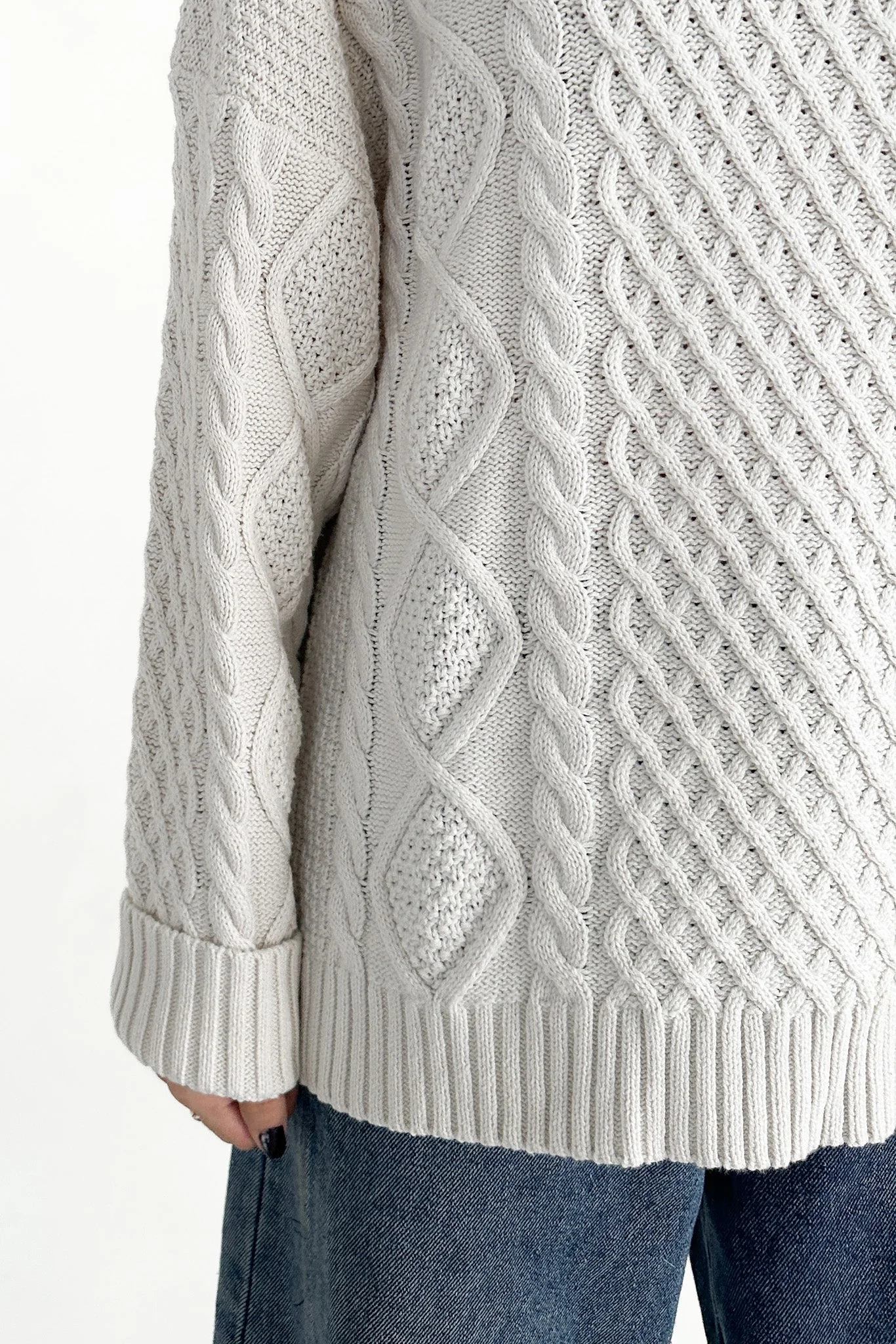 Rowan Cable Knit Sweater - Image 6