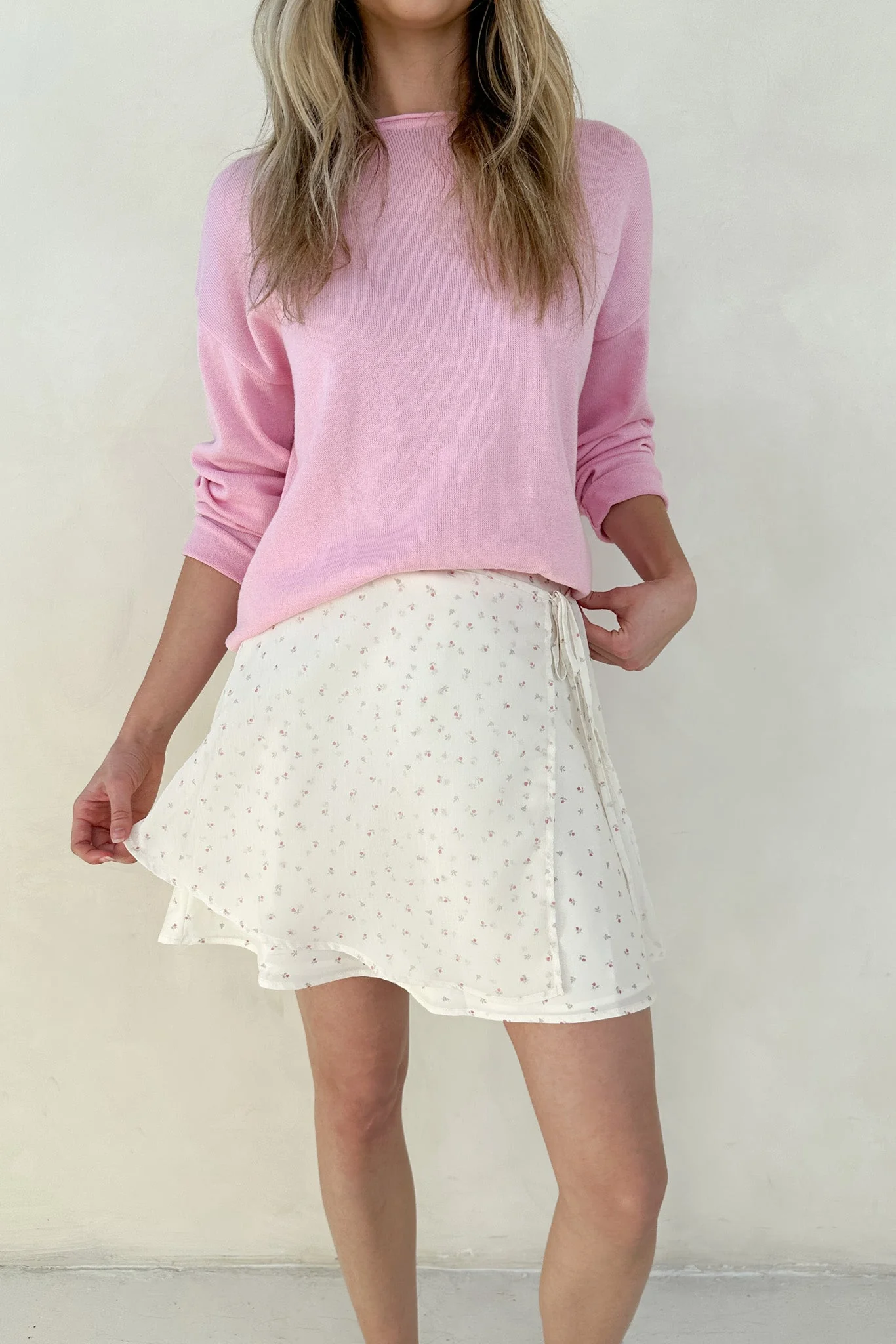 Sabrina Wrap Tie Mini Skirt - Image 4