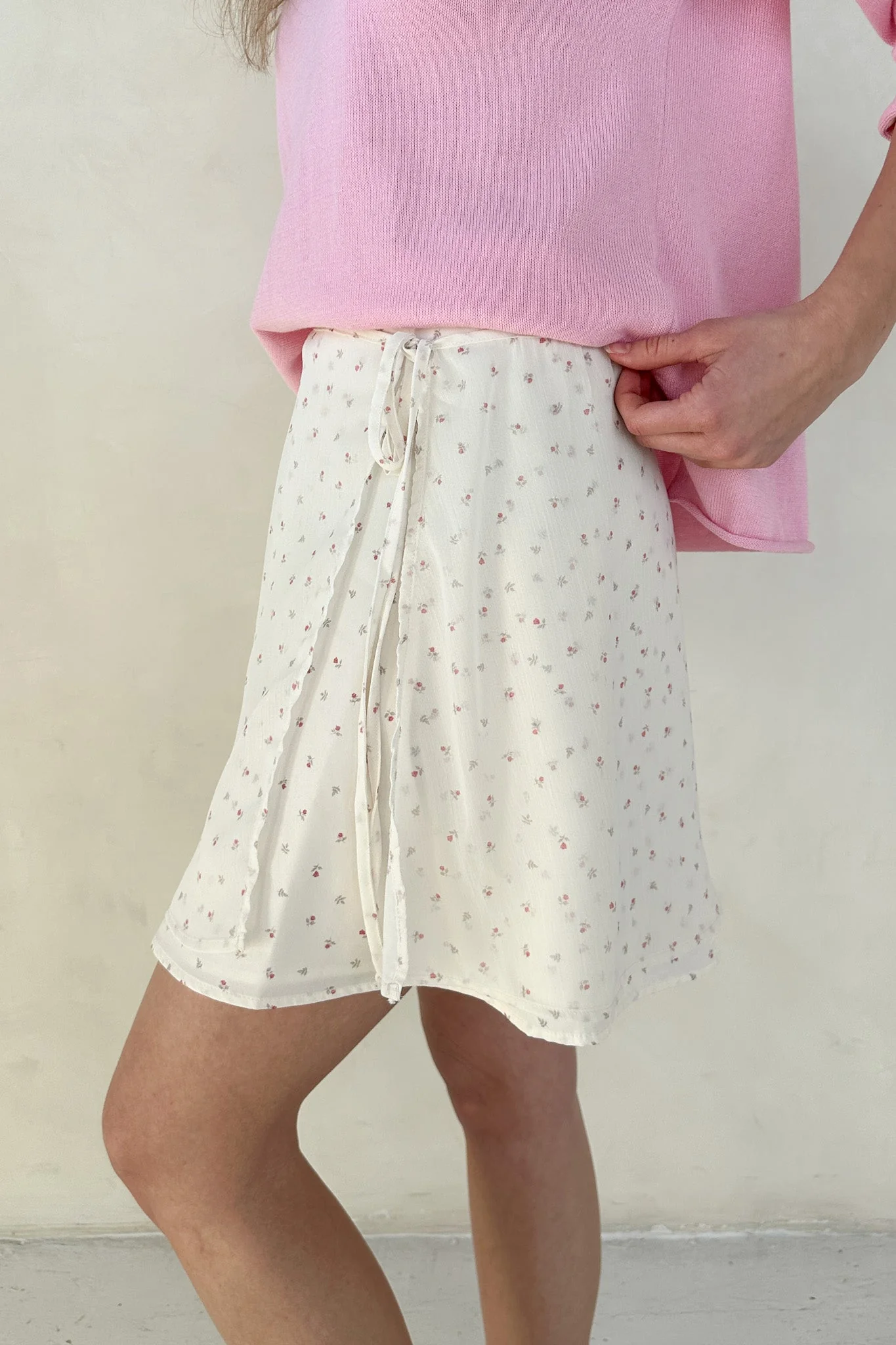 Sabrina Wrap Tie Mini Skirt - Image 7