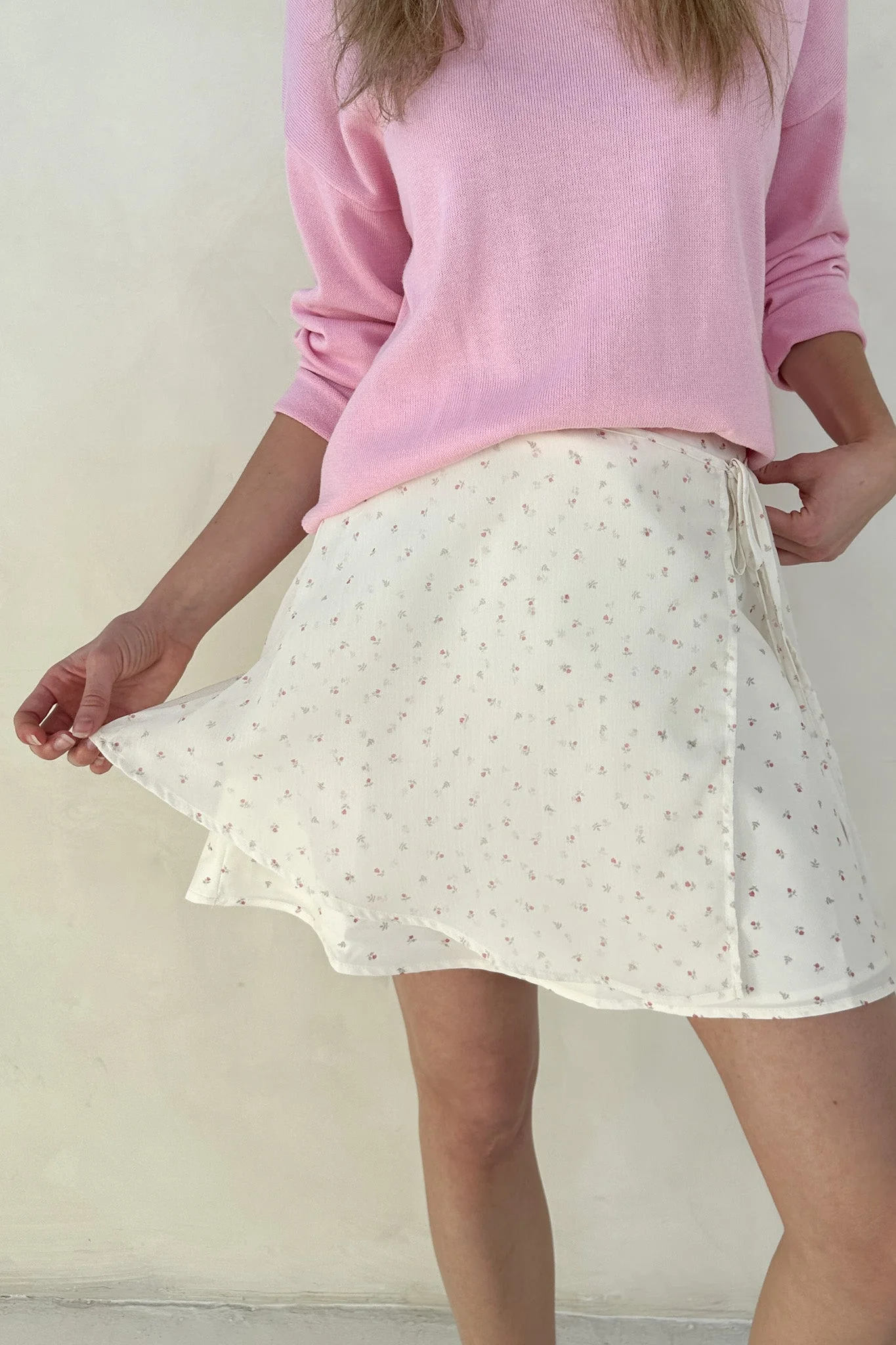 Sabrina Wrap Tie Mini Skirt - Image 8