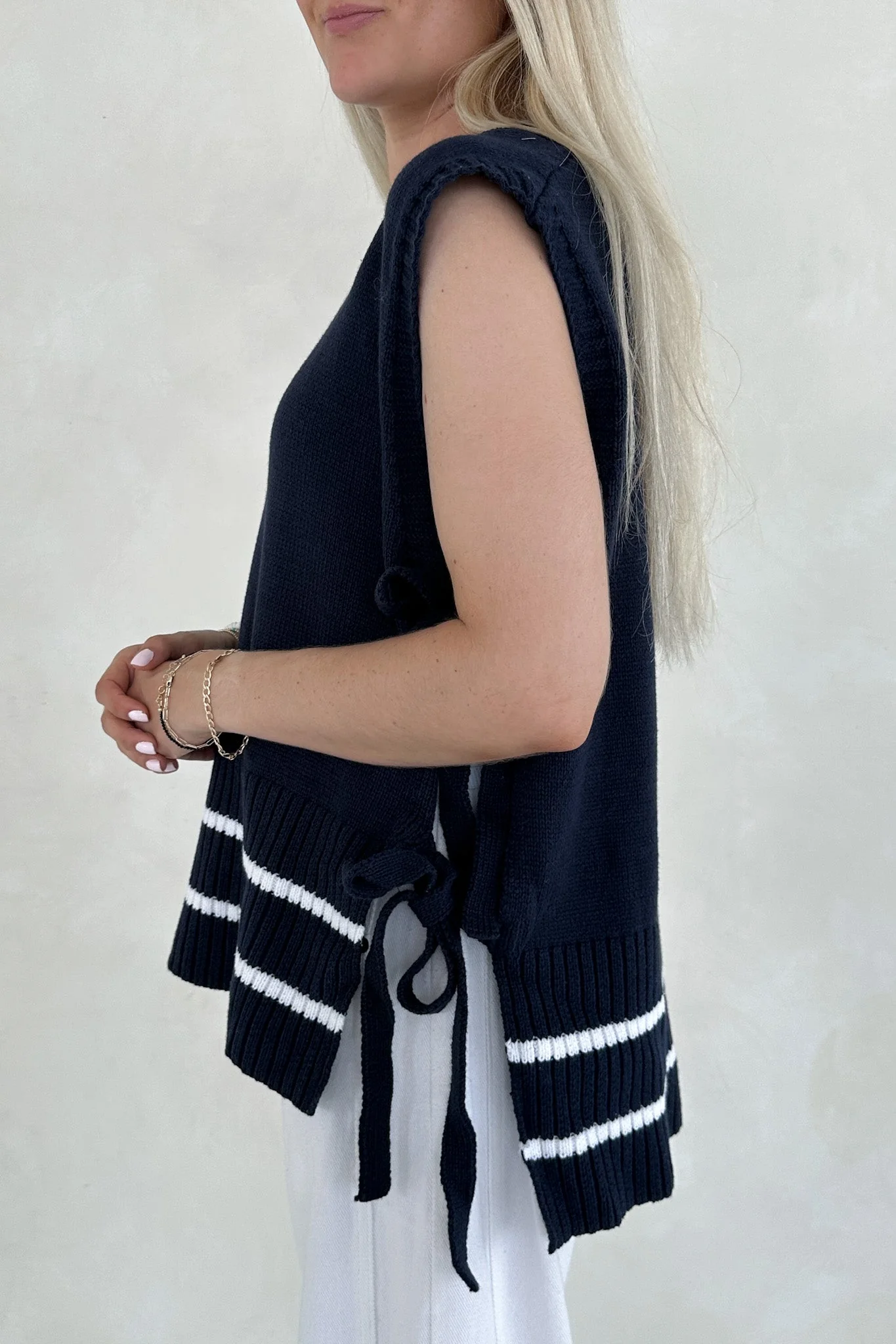 Sadie Side Tie Vest - Image 4