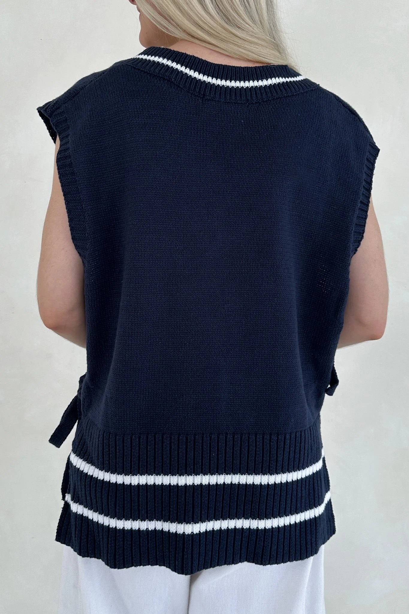 Sadie Side Tie Vest - Image 5
