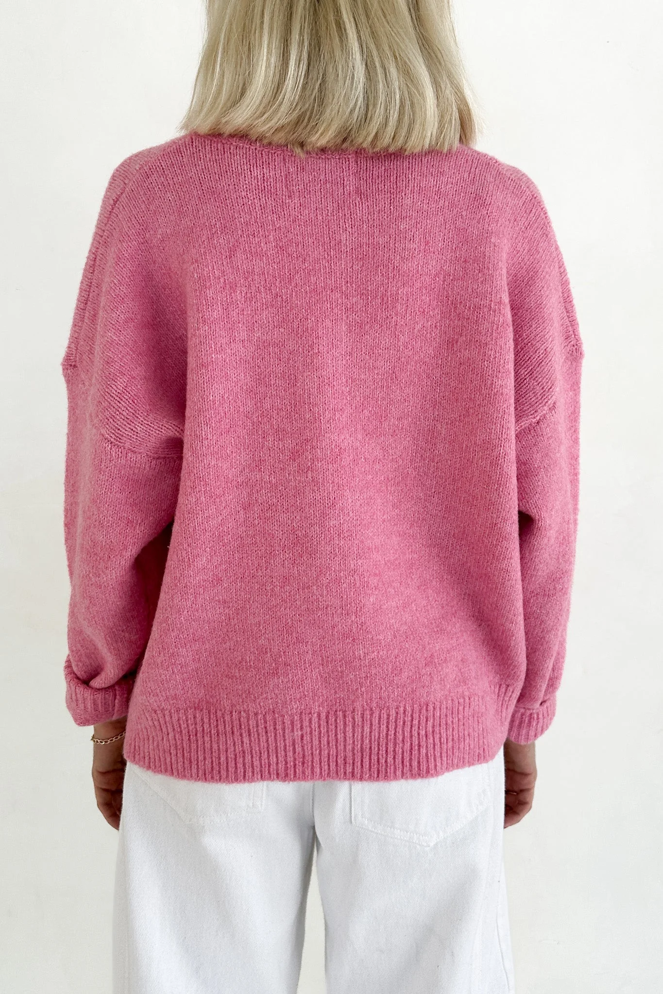 Sail Away Sailboat Knit Sweater in Pink - Image 5