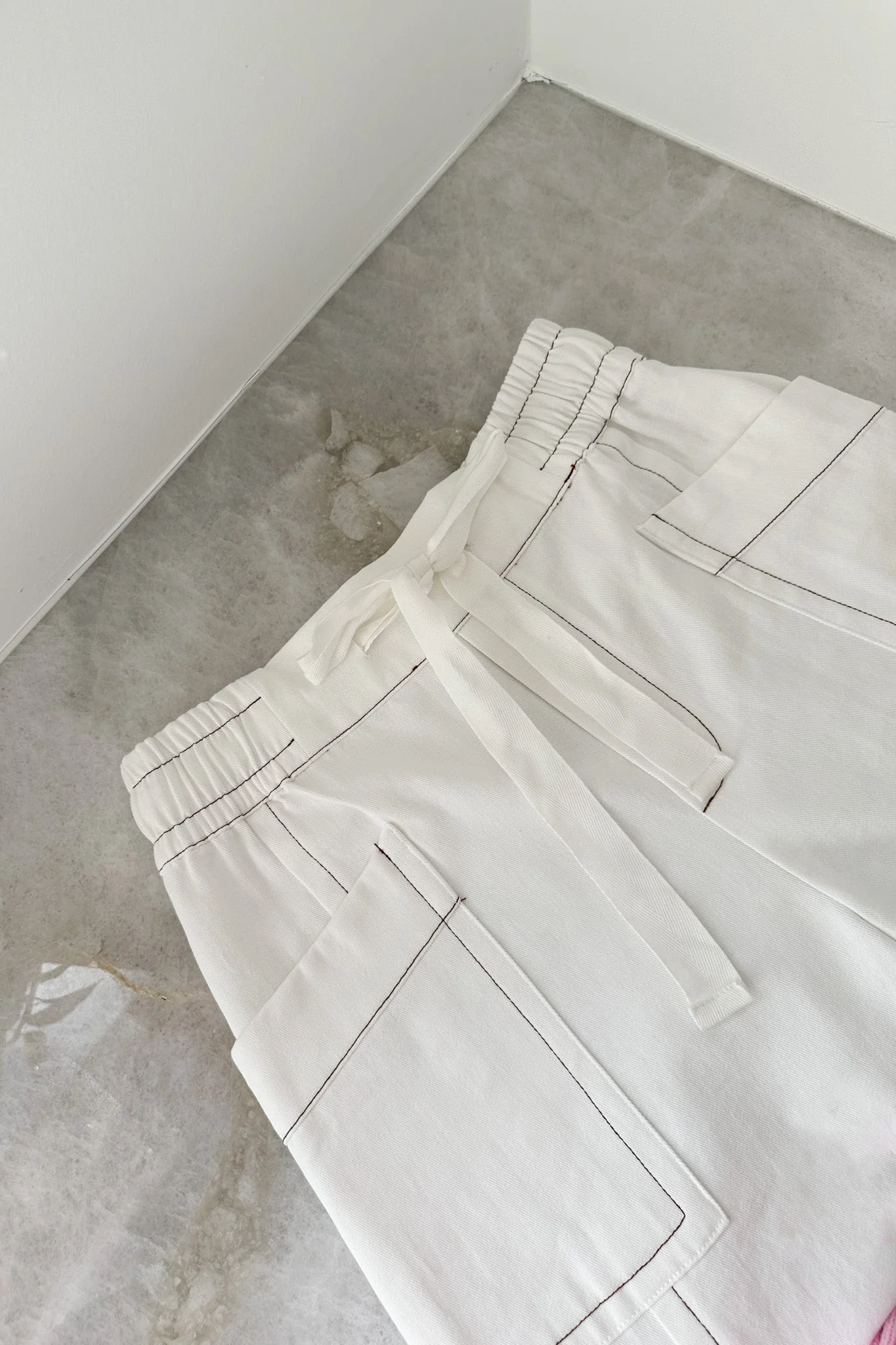 Shore Thing Drawstring Cotton Pants - Image 4