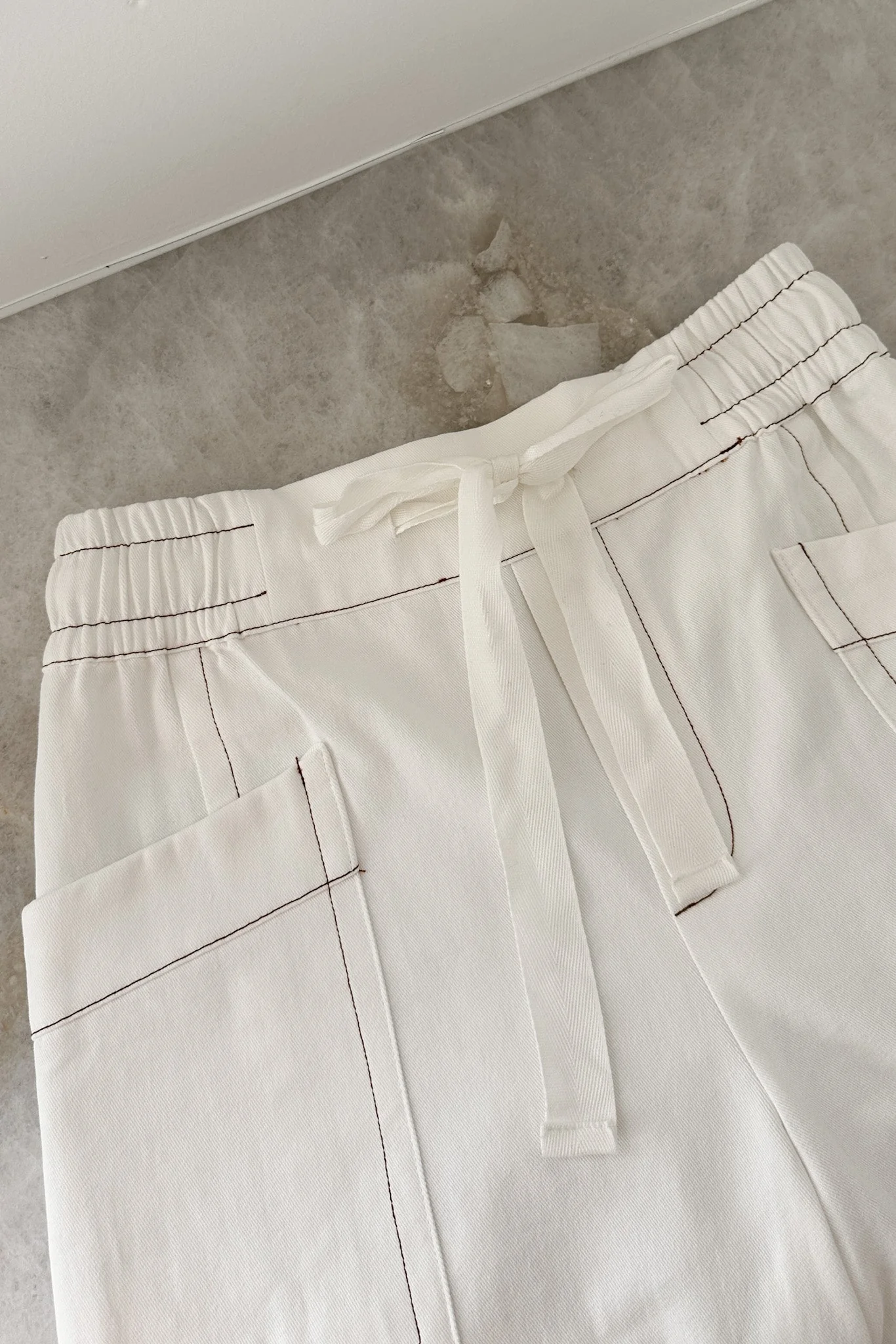 Shore Thing Drawstring Cotton Pants - Image 7