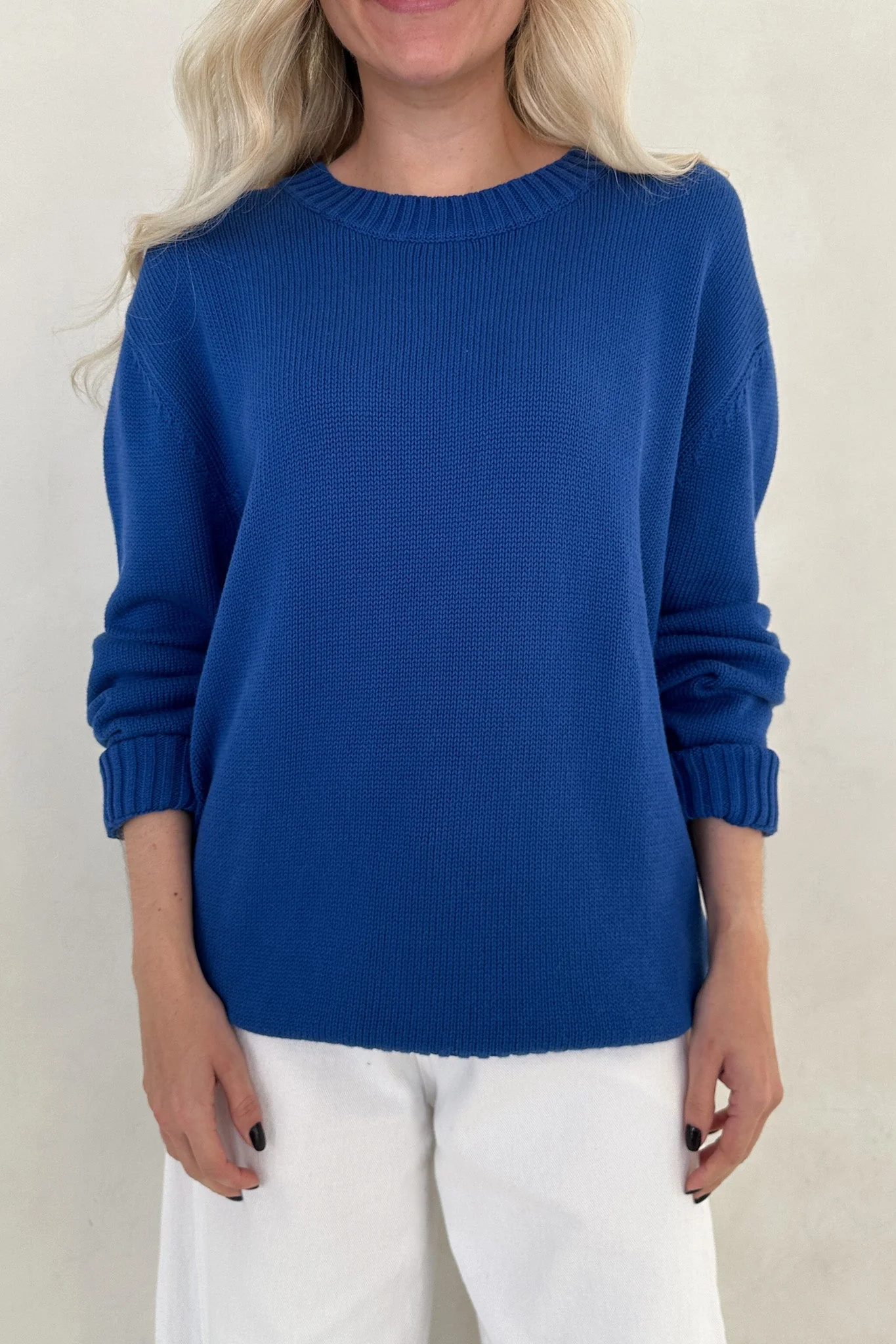 Something Blue Crew Neck Sweater - Image 2