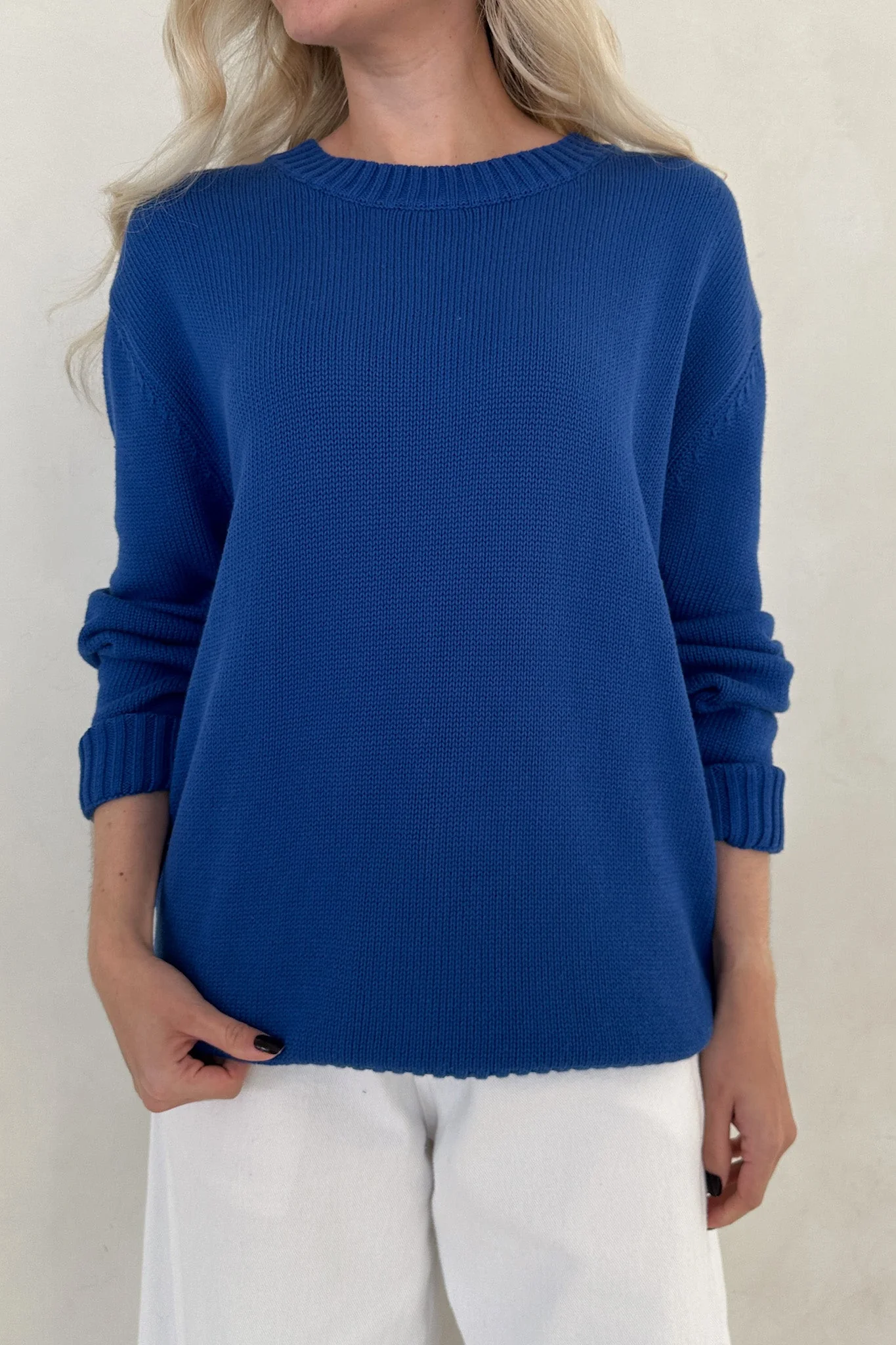 Something Blue Crew Neck Sweater - Image 5