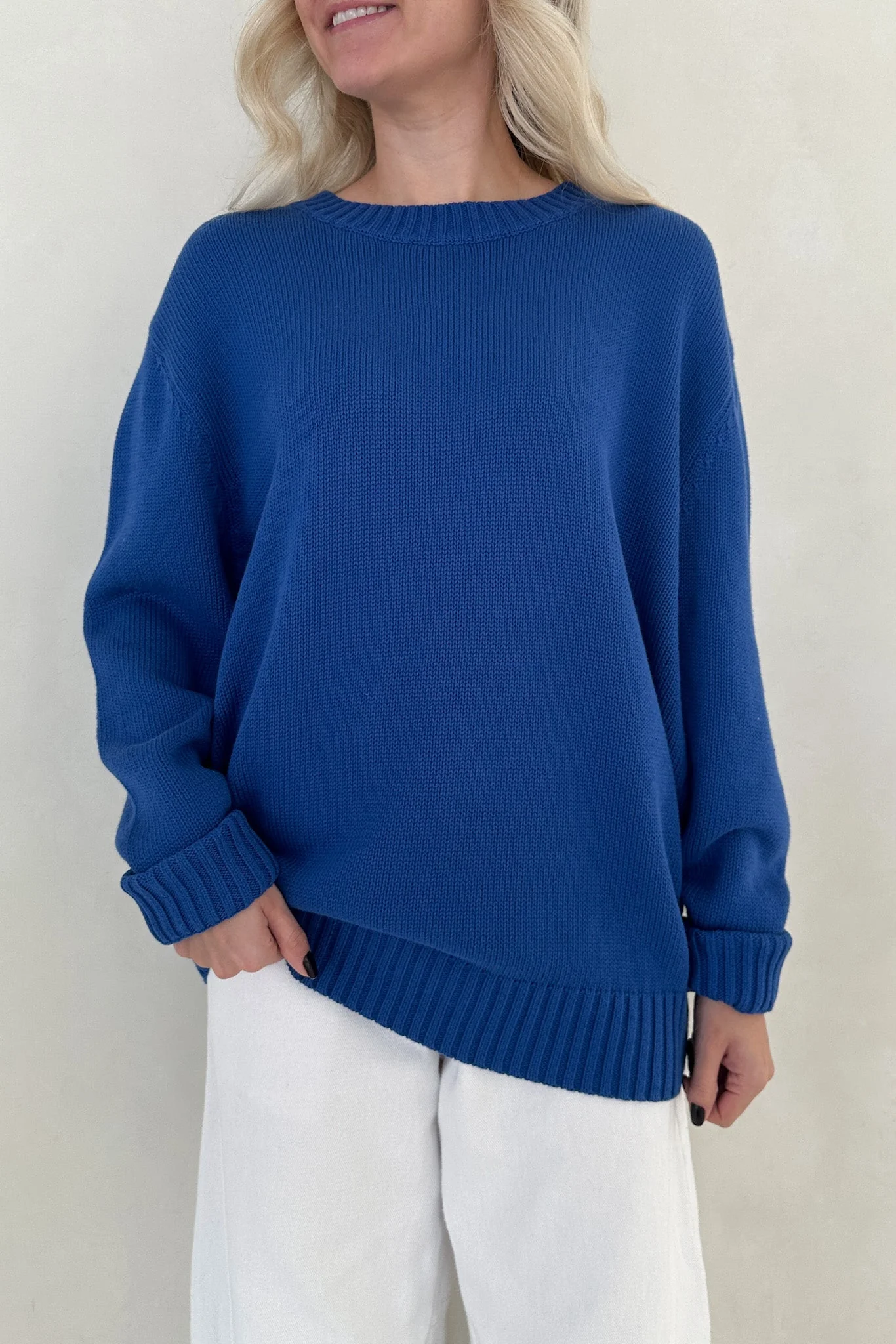 Something Blue Crew Neck Sweater - Image 8