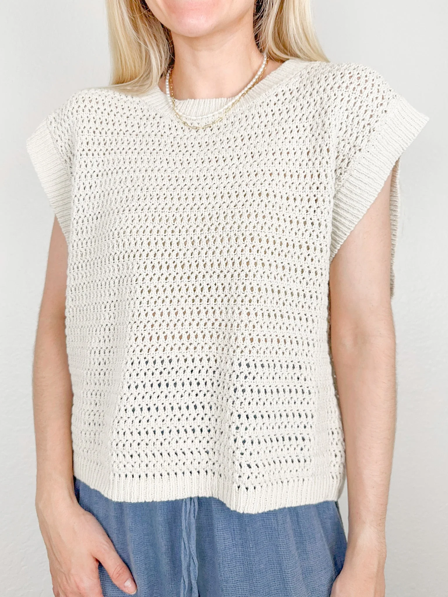 This Love Lightweight Knit Sweater Vest - Image 4