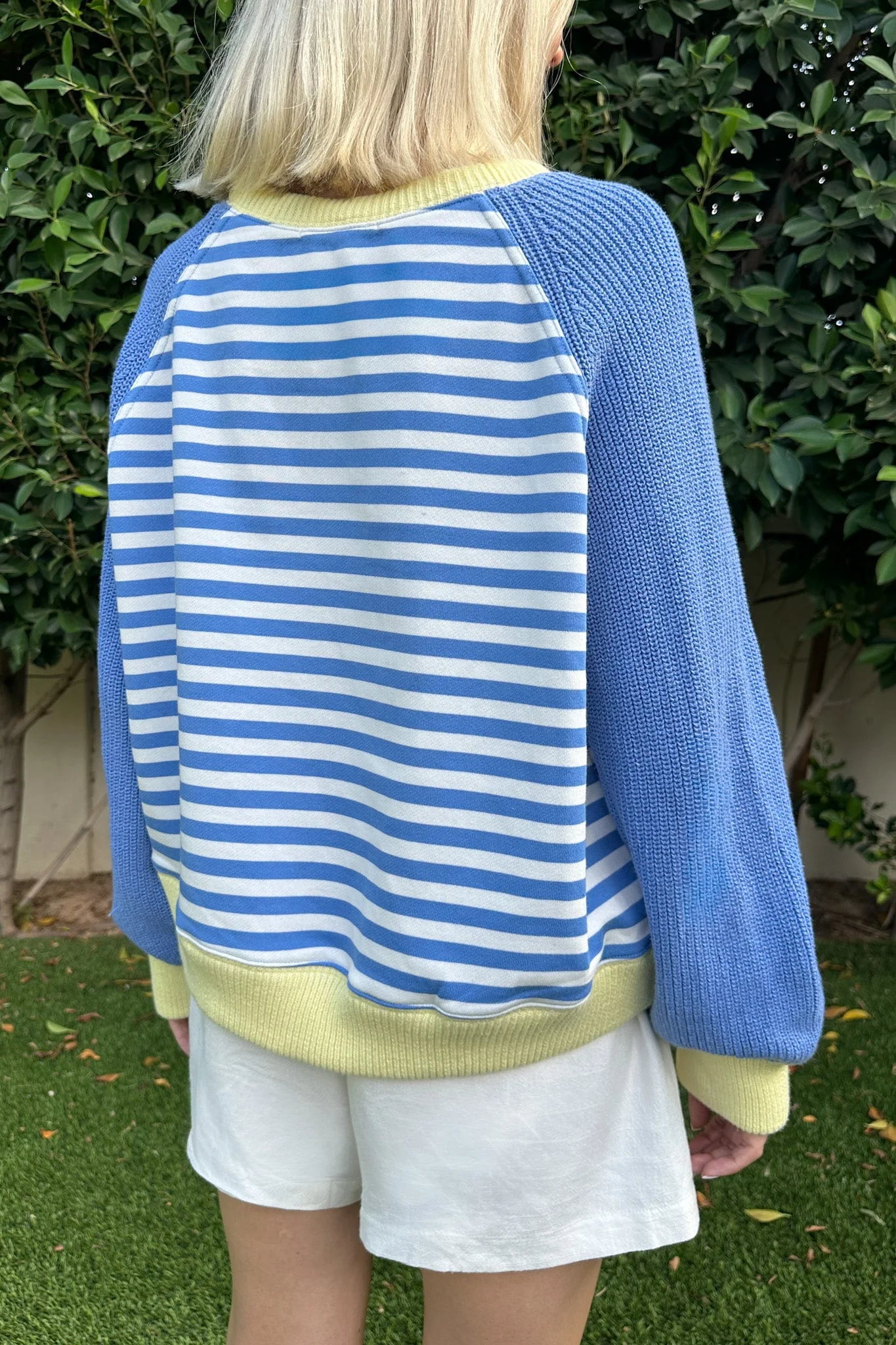 Palmer Stripe Pullover With Raglan Knit Sleeves - Image 5