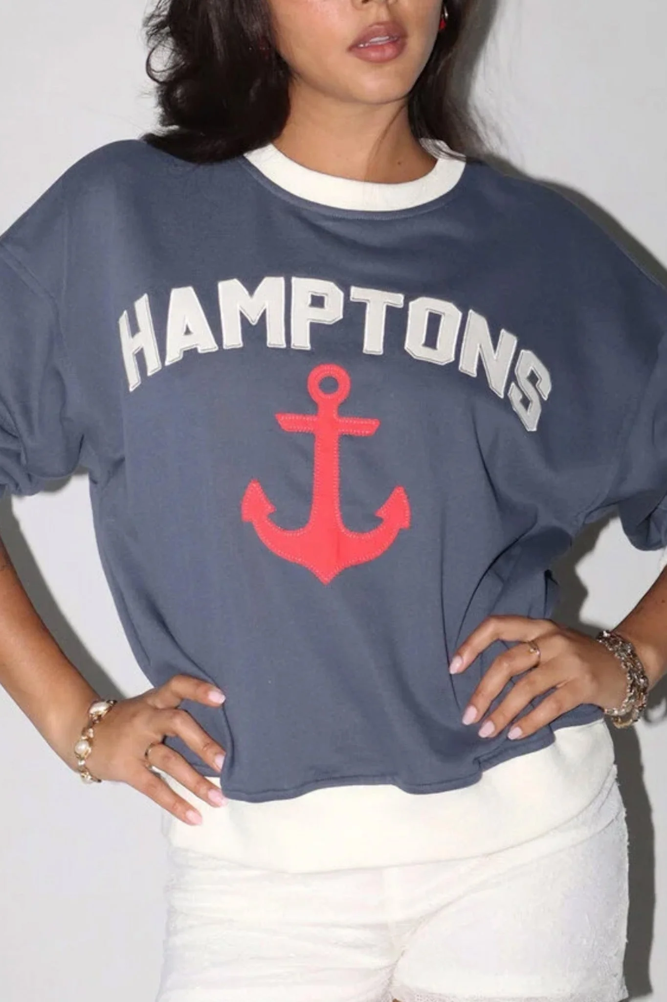Summer in the Hamptons Anchor Pullover Sweatshirt - Image 4
