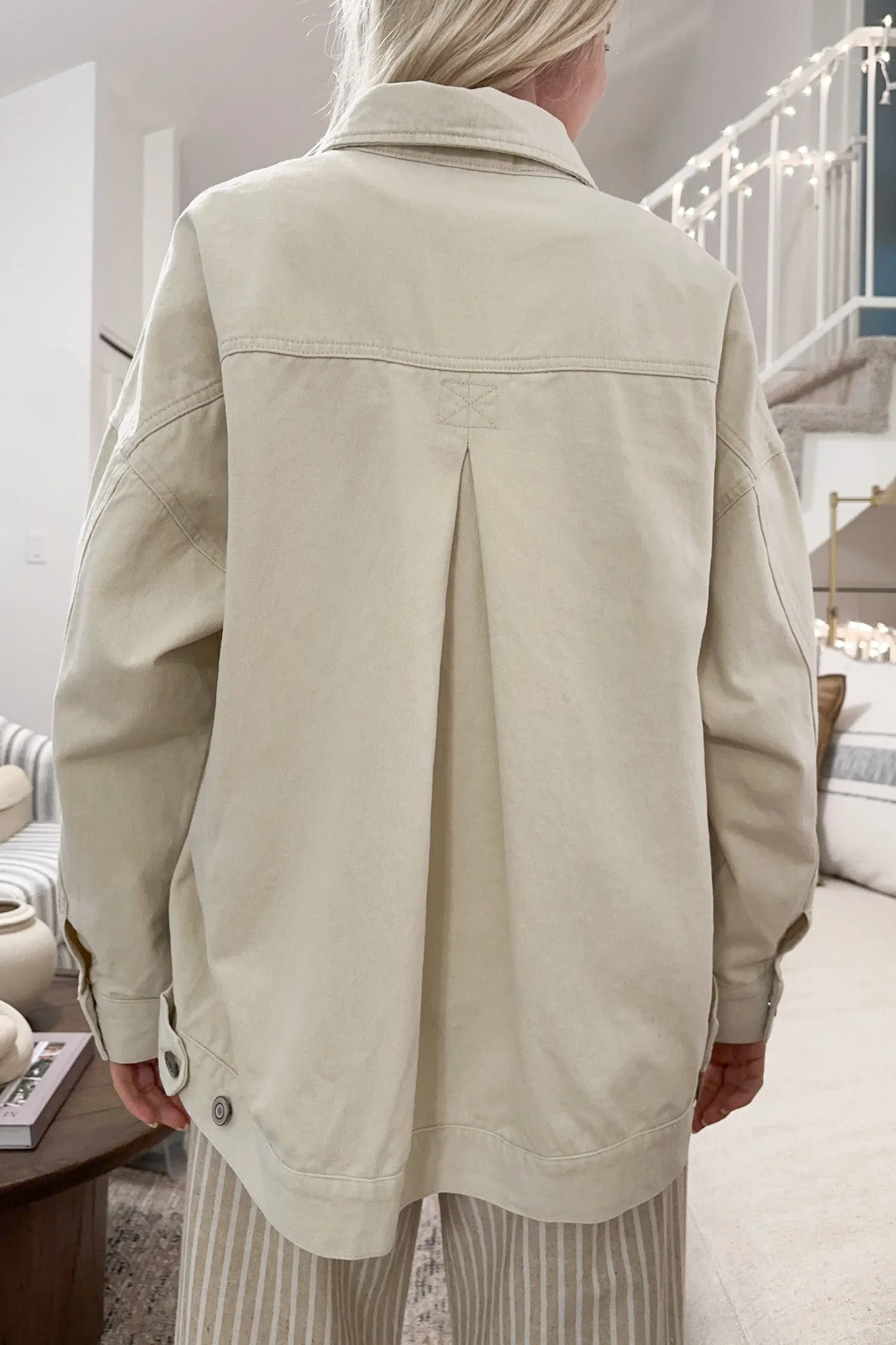 Summer Nights Washed Cotton Lightweight Jacket - Image 5