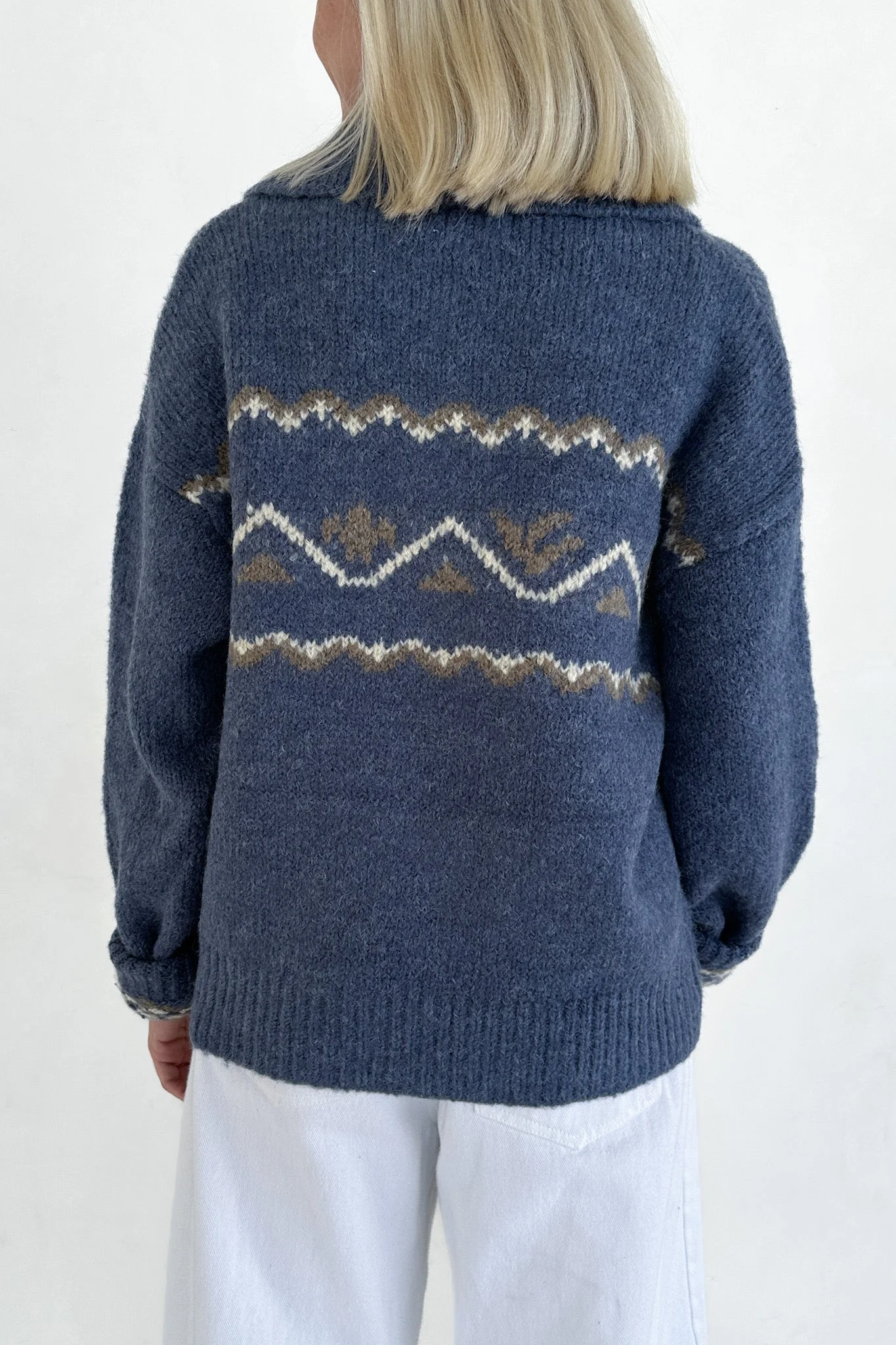 Summit Cozy Knit Polo Sweater - Image 5