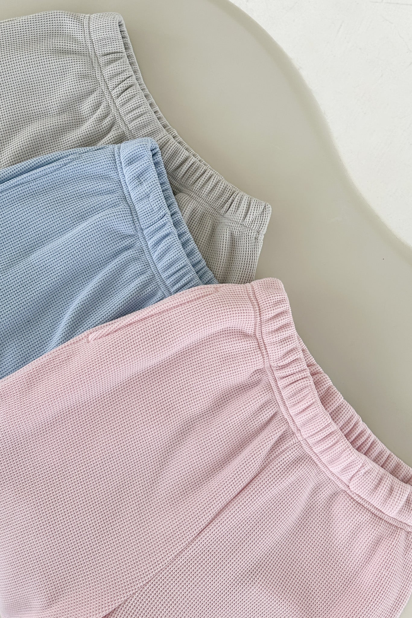 Sundays Waffle Knit Straight Leg Pants in Dove Grey - Image 8