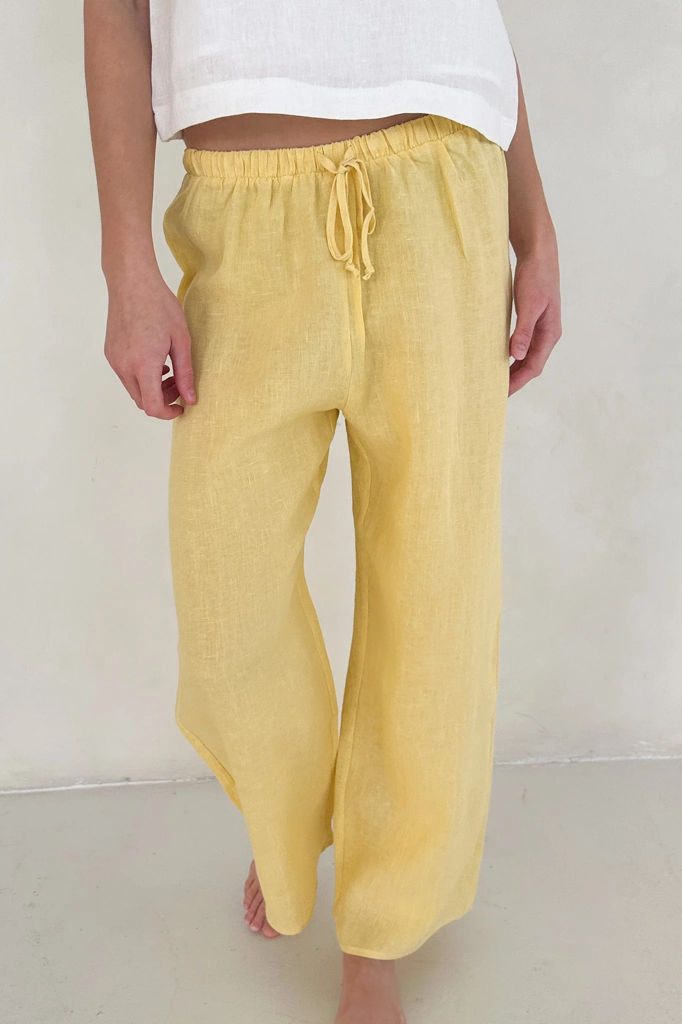 Sunkissed Linen Pants in Pineapple
