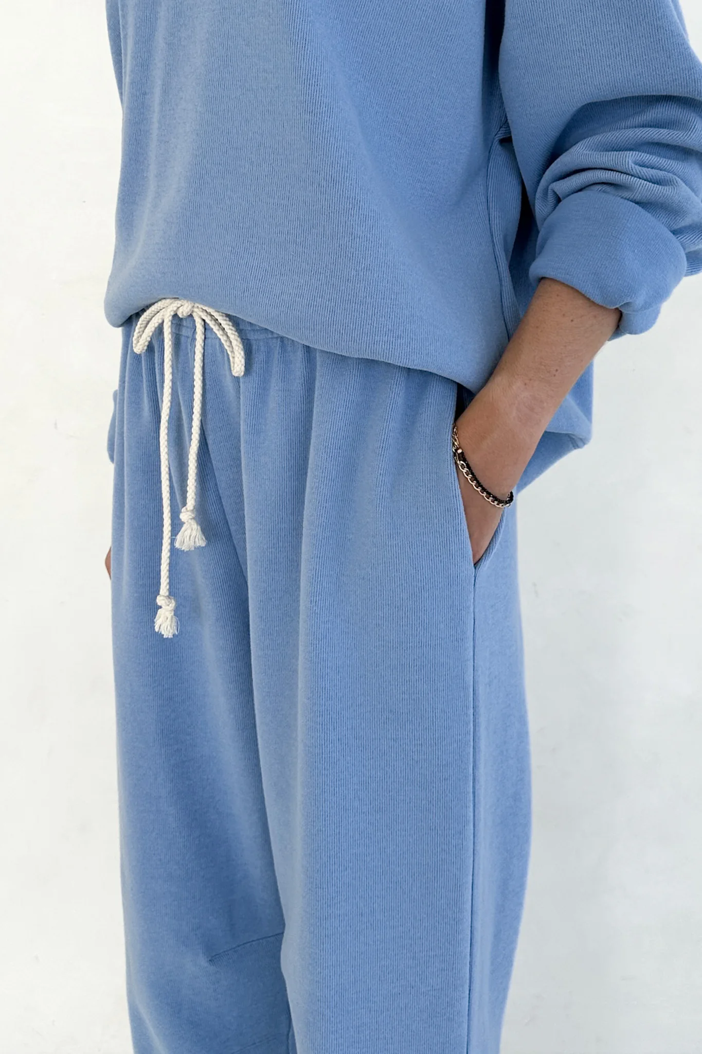 Sunkissed Rope Drawstring Pants in Bahama Blue - Image 5