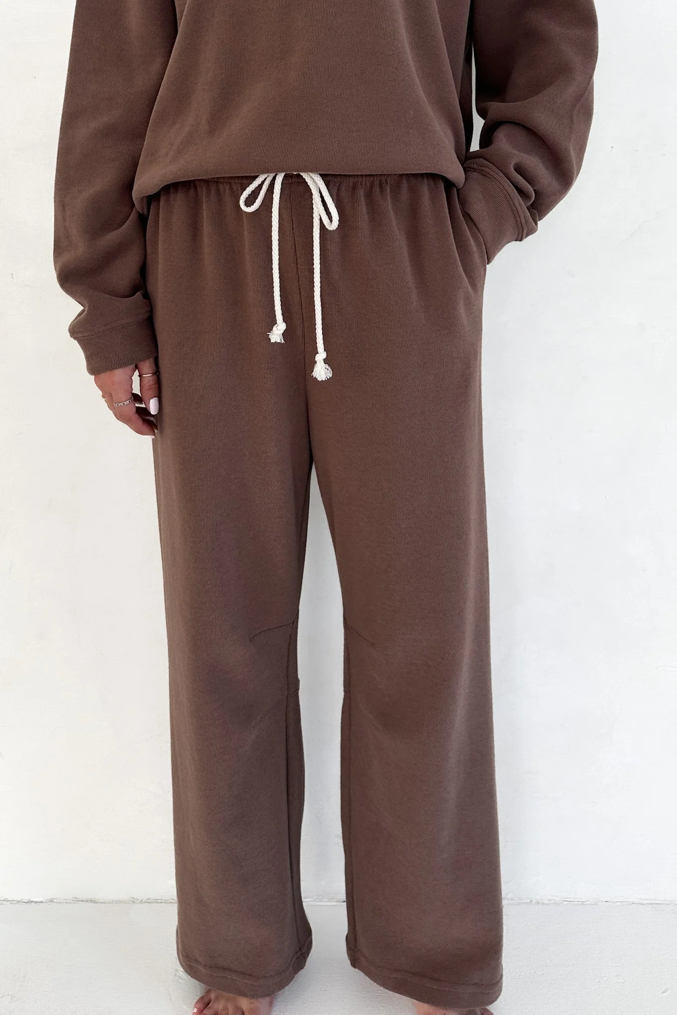 Sunkissed Rope Drawstring Pants in Cocoa - Image 9
