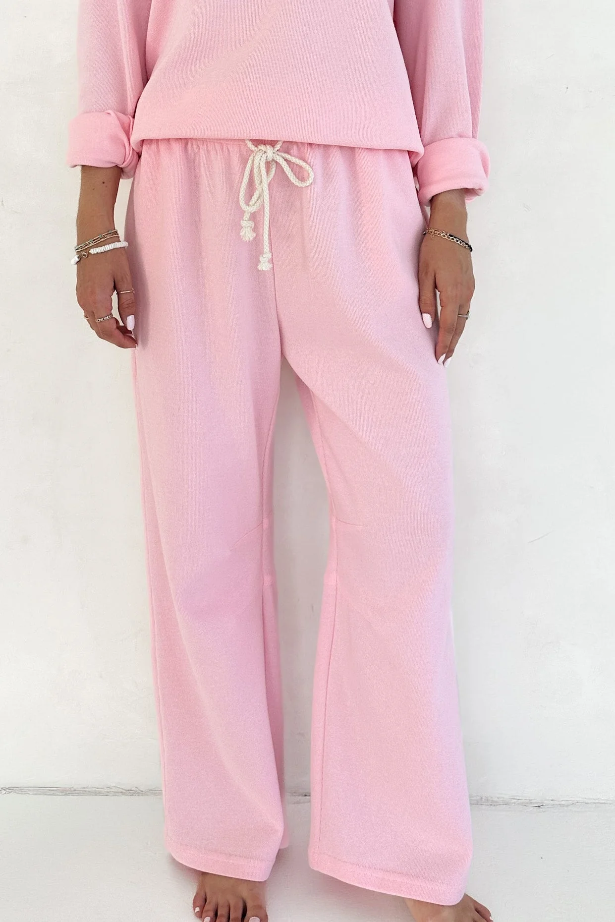 Sunkissed Rope Drawstring Pants in Hibiscus
