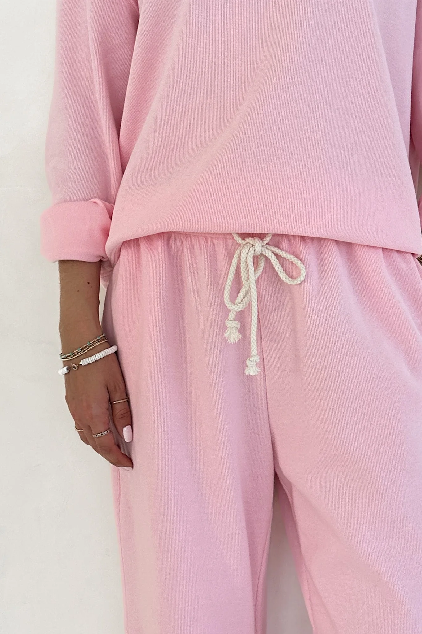 Sunkissed Rope Drawstring Pants in Hibiscus - Image 5