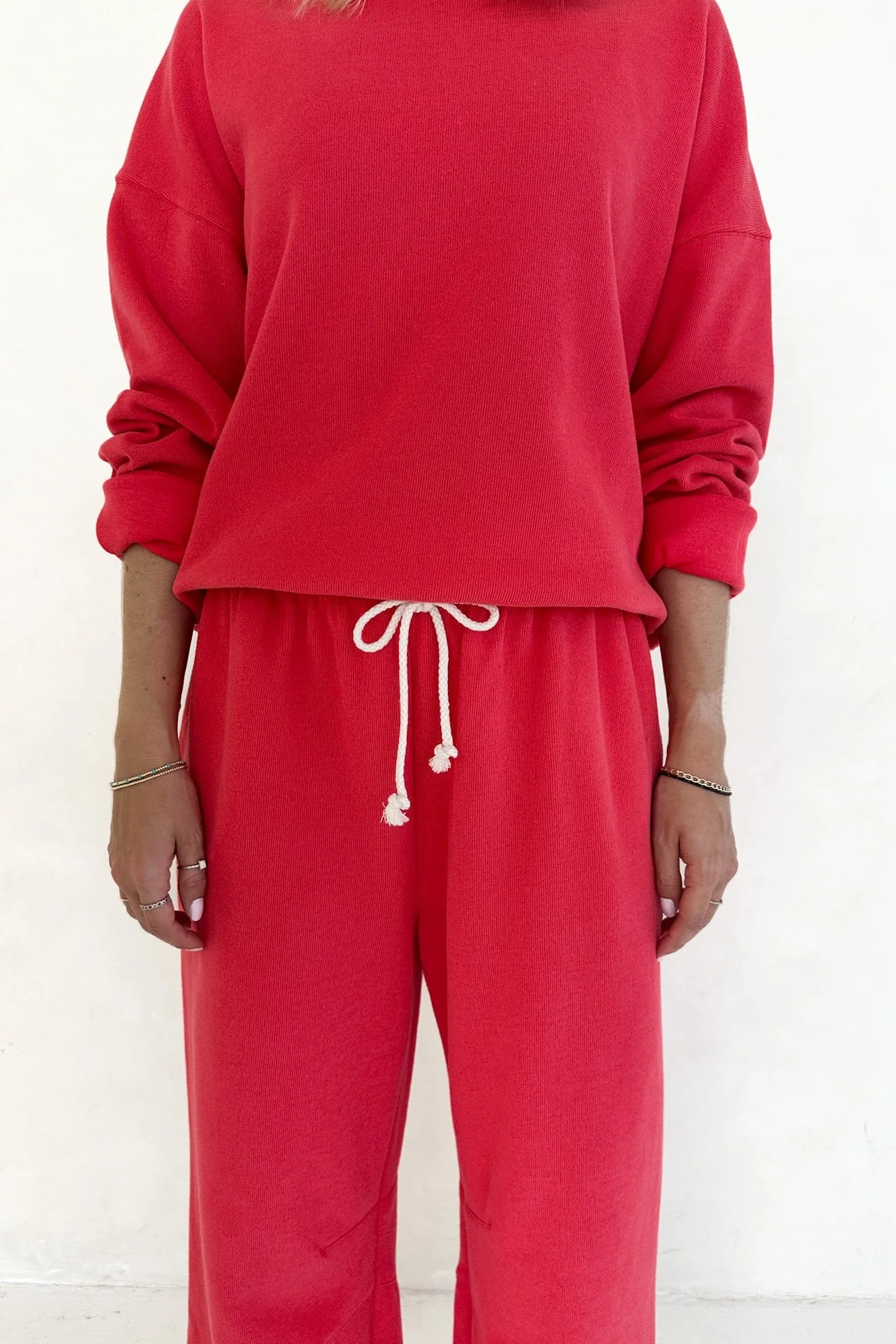 Sunkissed Rope Drawstring Pants in Papaya - Image 7